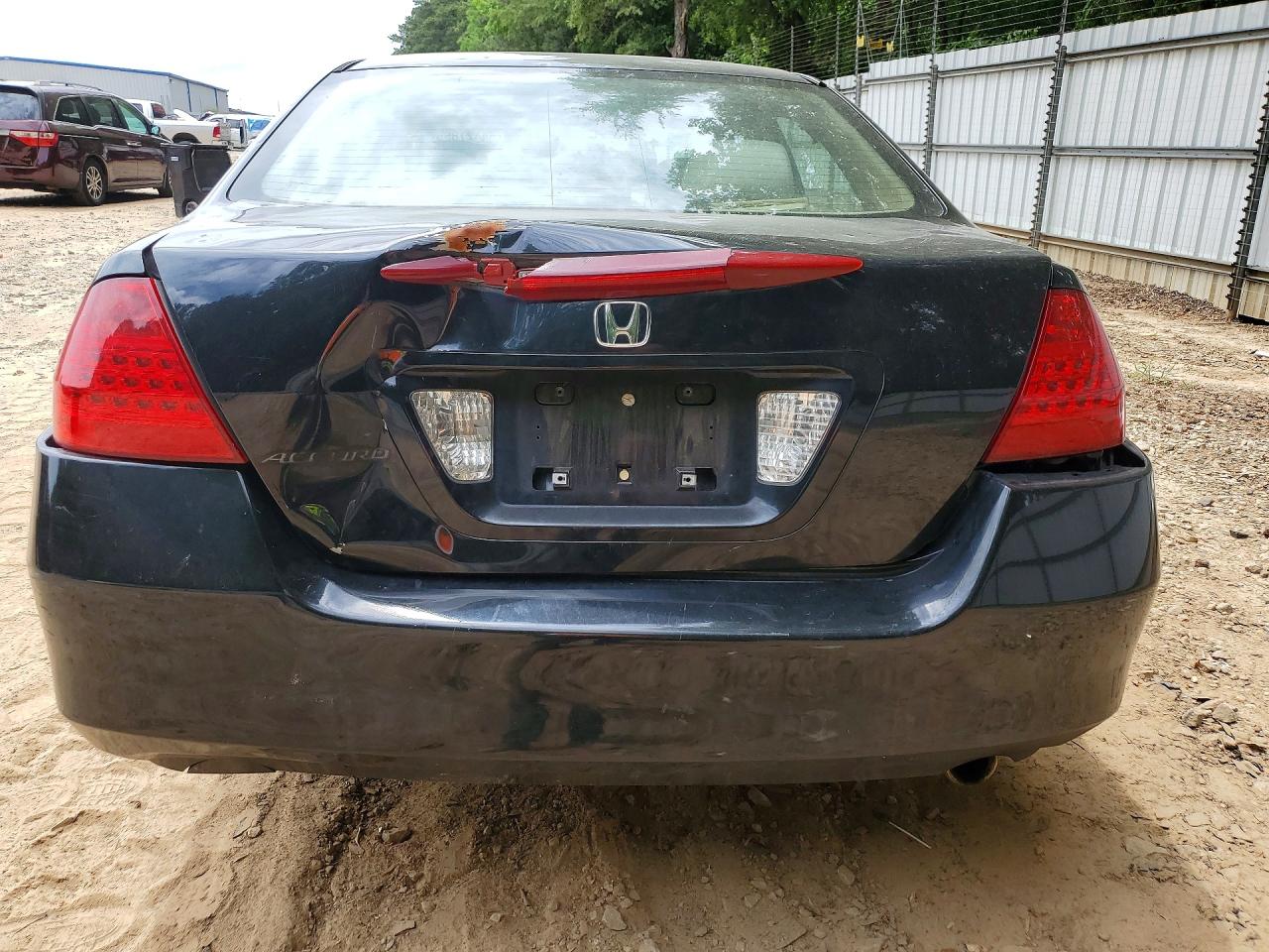 2007 Honda Accord Lx Black vin: 1HGCM56437A058196