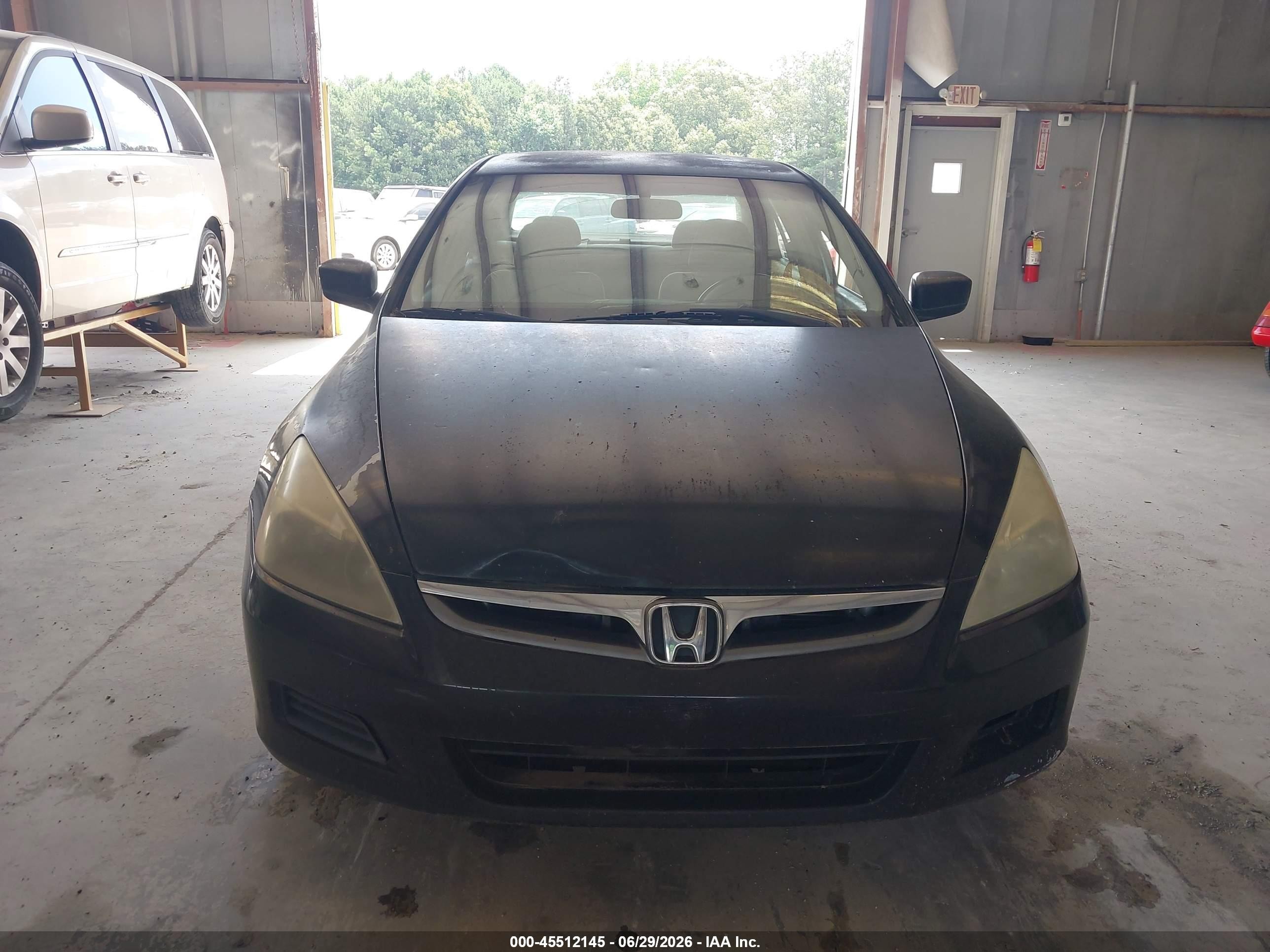 2007 Honda Accord 2.4 Lx Black vin: 1HGCM56437A074477
