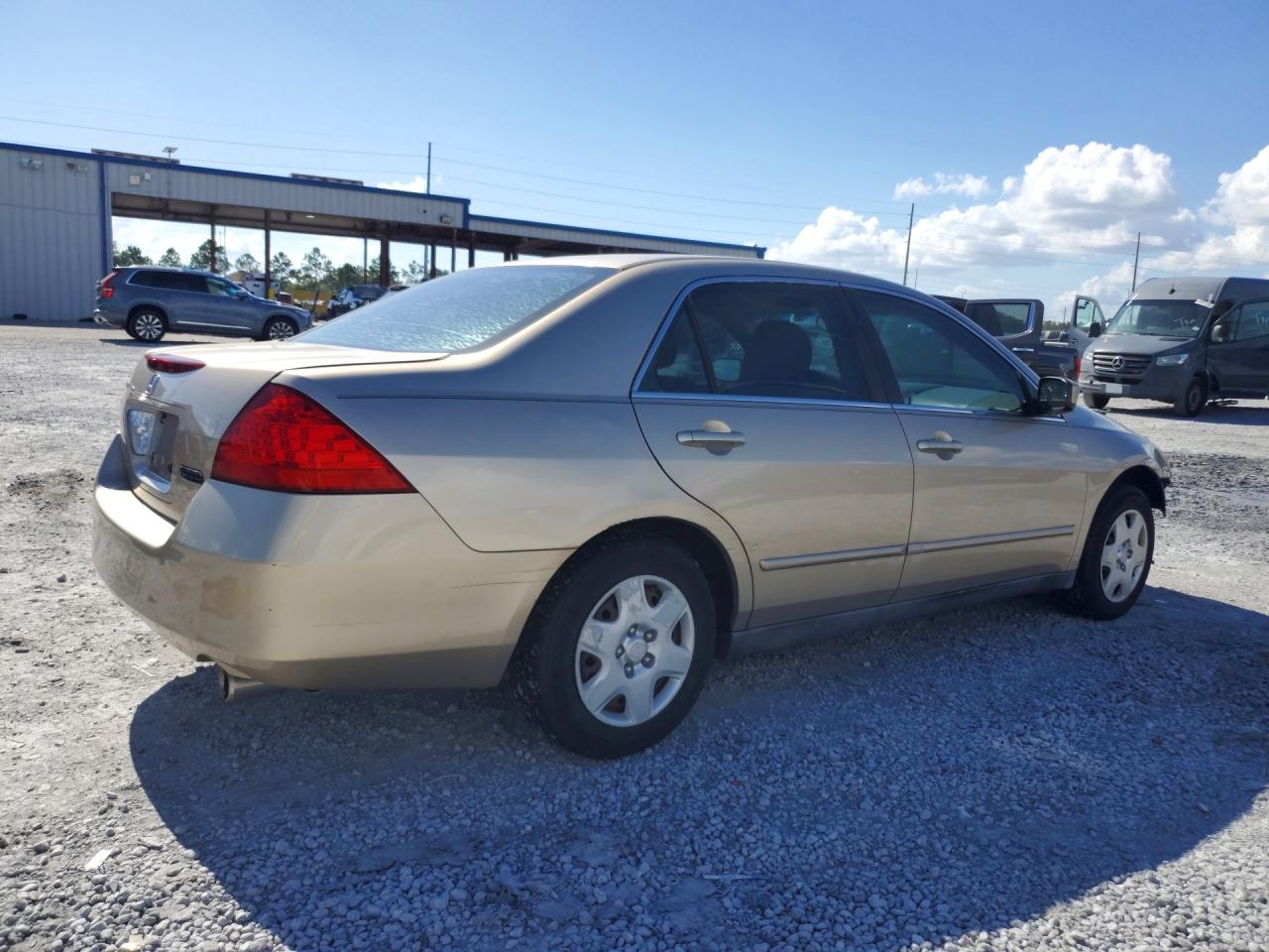 2007 Honda Accord Lx Желто-коричневый vin: 1HGCM56437A081039