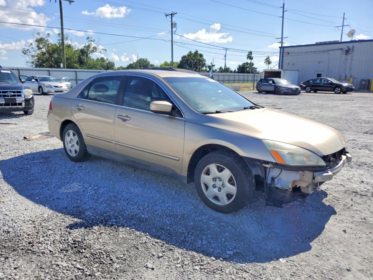 2007 Honda Accord Lx Желто-коричневый vin: 1HGCM56437A081039