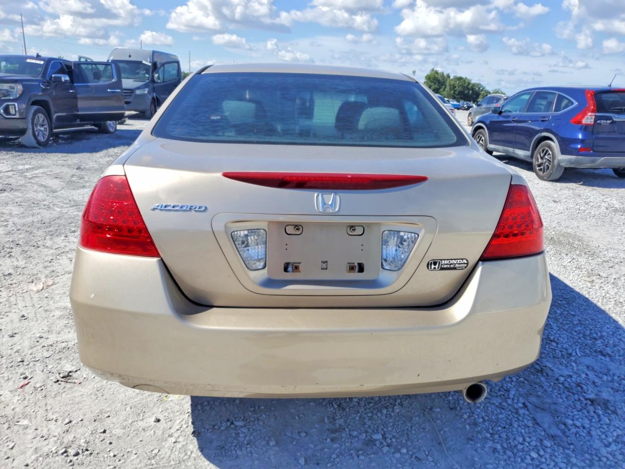 2007 Honda Accord Lx Желто-коричневый vin: 1HGCM56437A081039