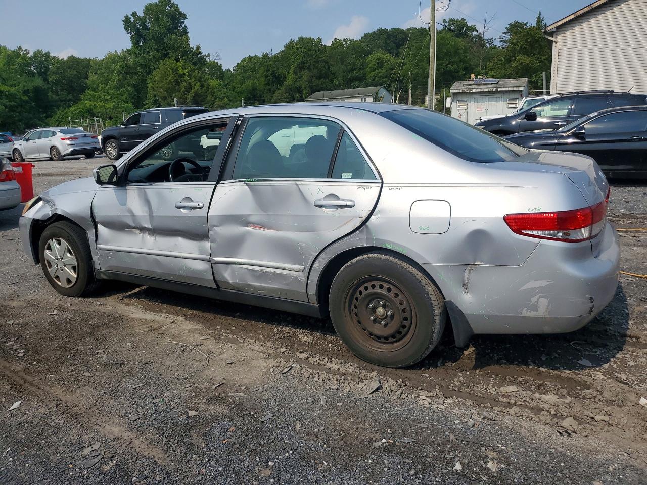 2003 Honda Accord Lx Silver vin: 1HGCM56443A017067