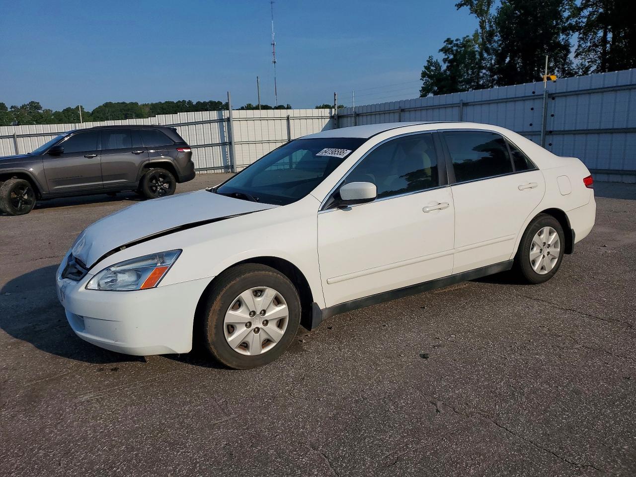 2003 Honda Accord Lx White vin: 1HGCM56443A122322