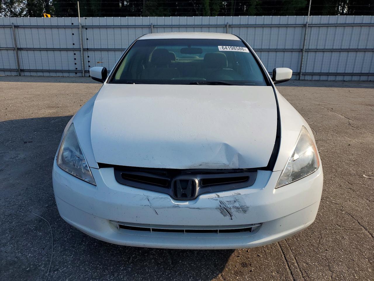 2003 Honda Accord Lx Белый vin: 1HGCM56443A122322