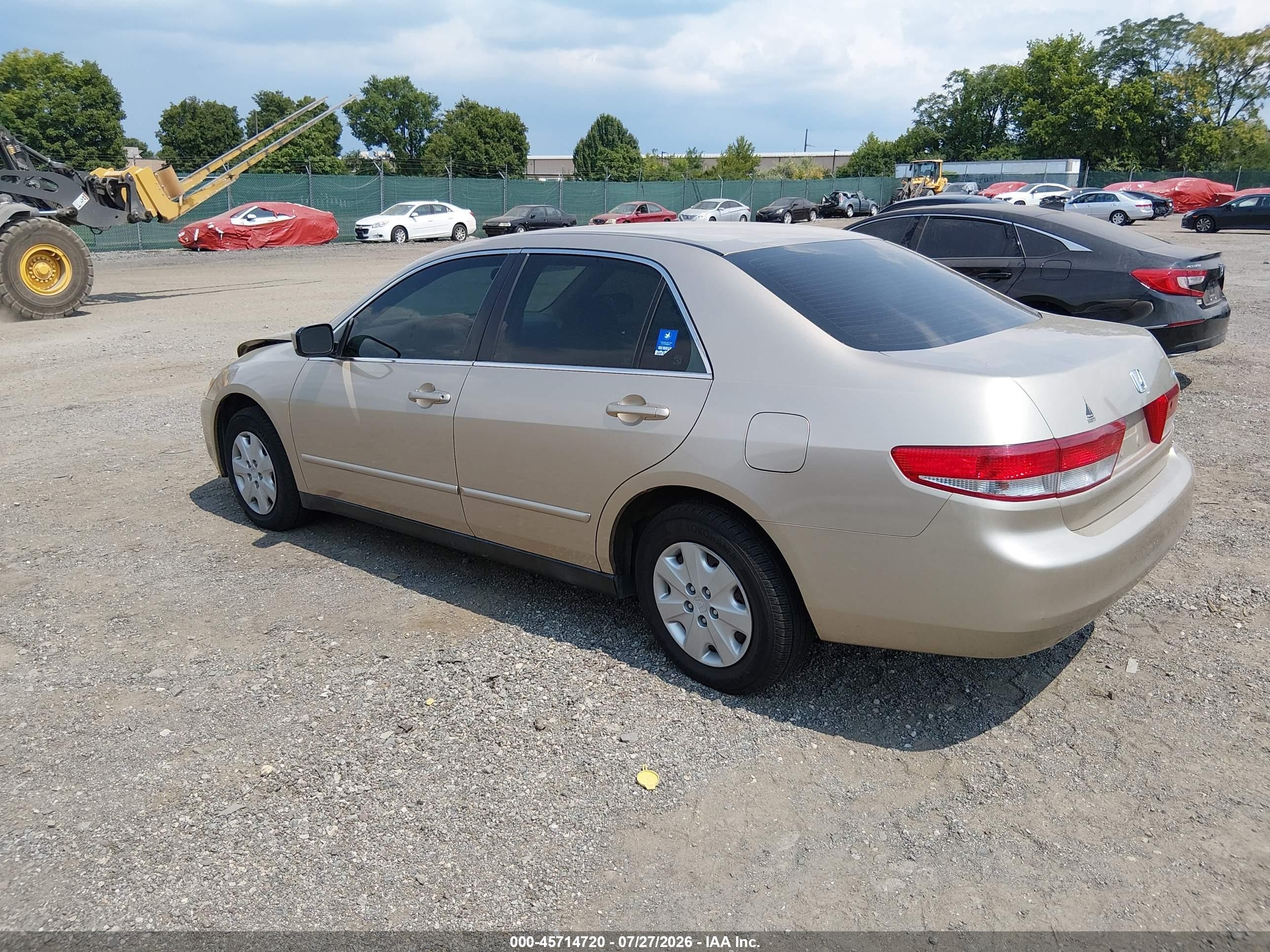 2004 Honda Accord 2.4 Lx Желто-коричневый vin: 1HGCM56444A141809