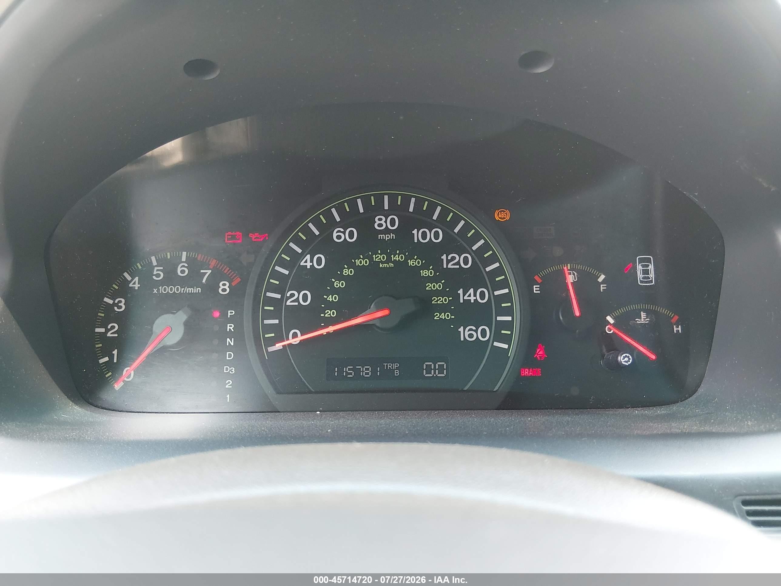 2004 Honda Accord 2.4 Lx Желто-коричневый vin: 1HGCM56444A141809