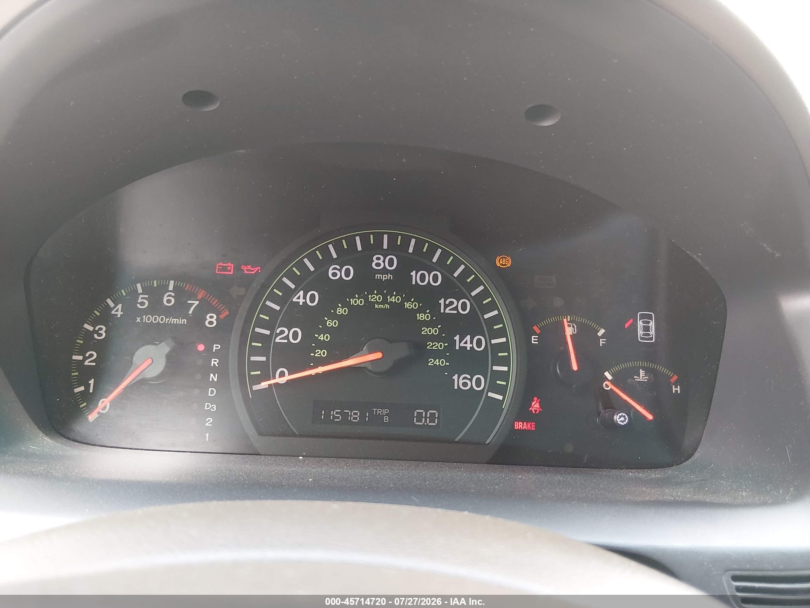 2004 Honda Accord 2.4 Lx Желто-коричневый vin: 1HGCM56444A141809