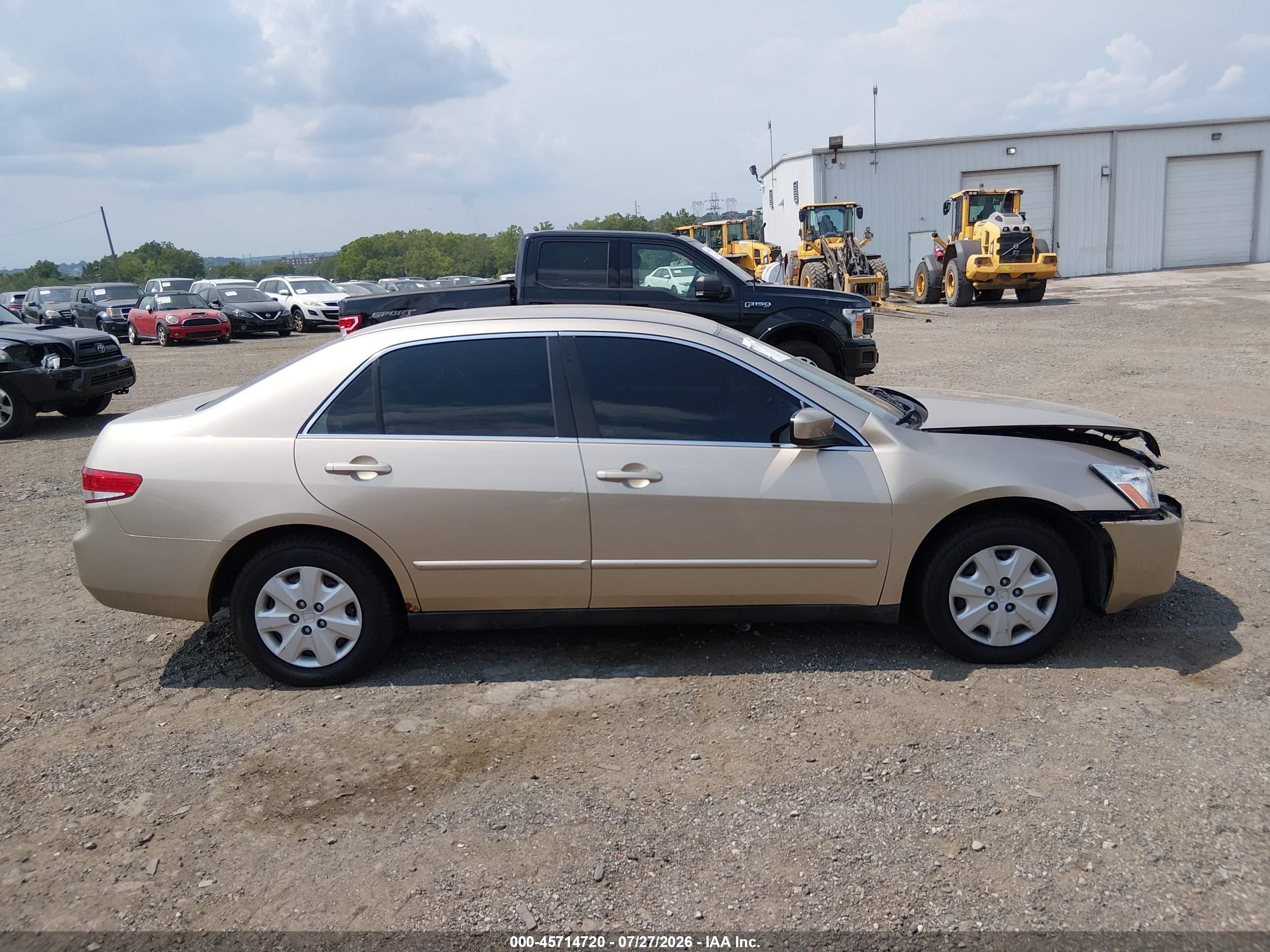 2004 Honda Accord 2.4 Lx Желто-коричневый vin: 1HGCM56444A141809