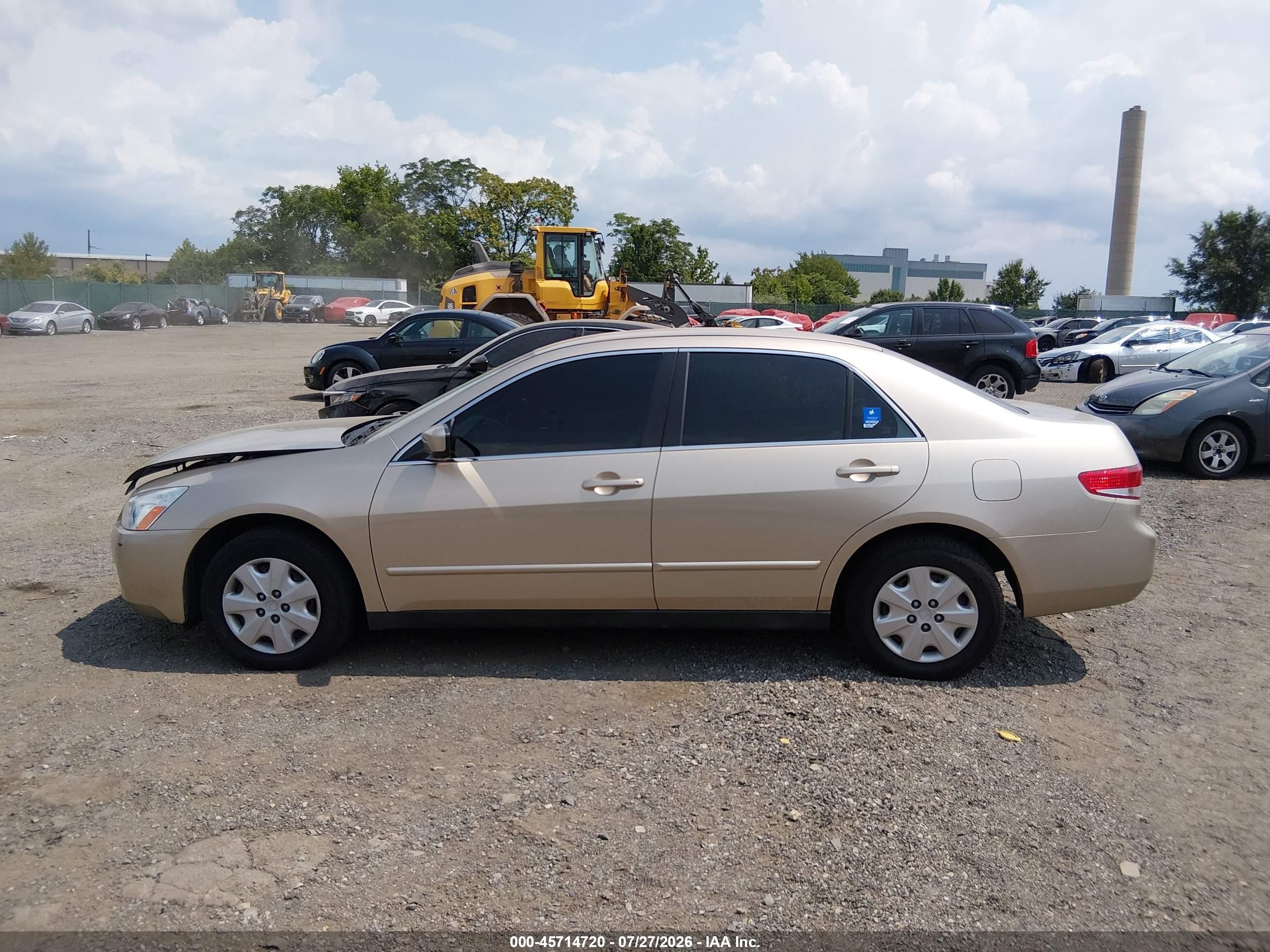 2004 Honda Accord 2.4 Lx Желто-коричневый vin: 1HGCM56444A141809
