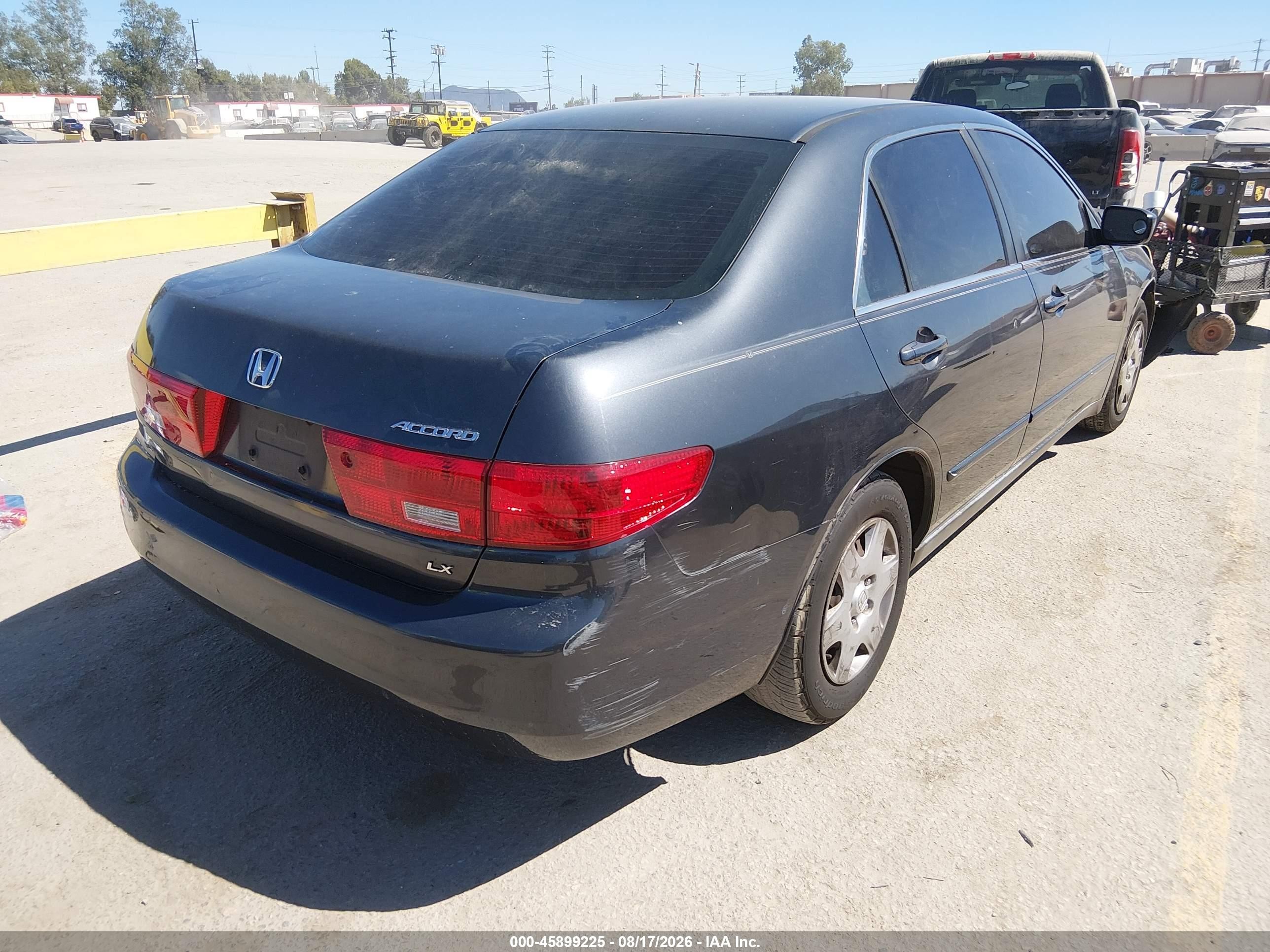 2005 Honda Accord 2.4 Lx Gray vin: 1HGCM56445A019436
