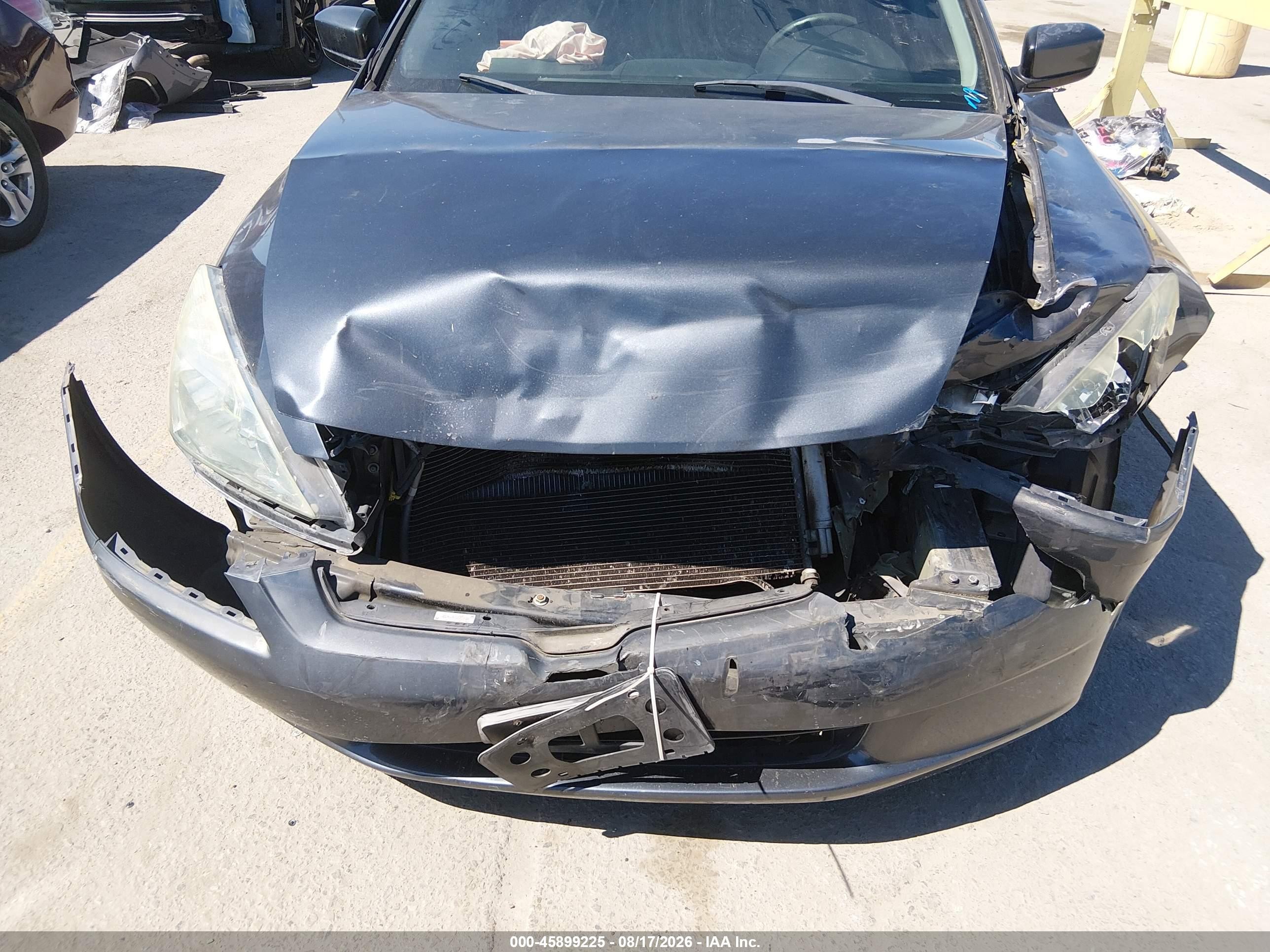 2005 Honda Accord 2.4 Lx Gray vin: 1HGCM56445A019436