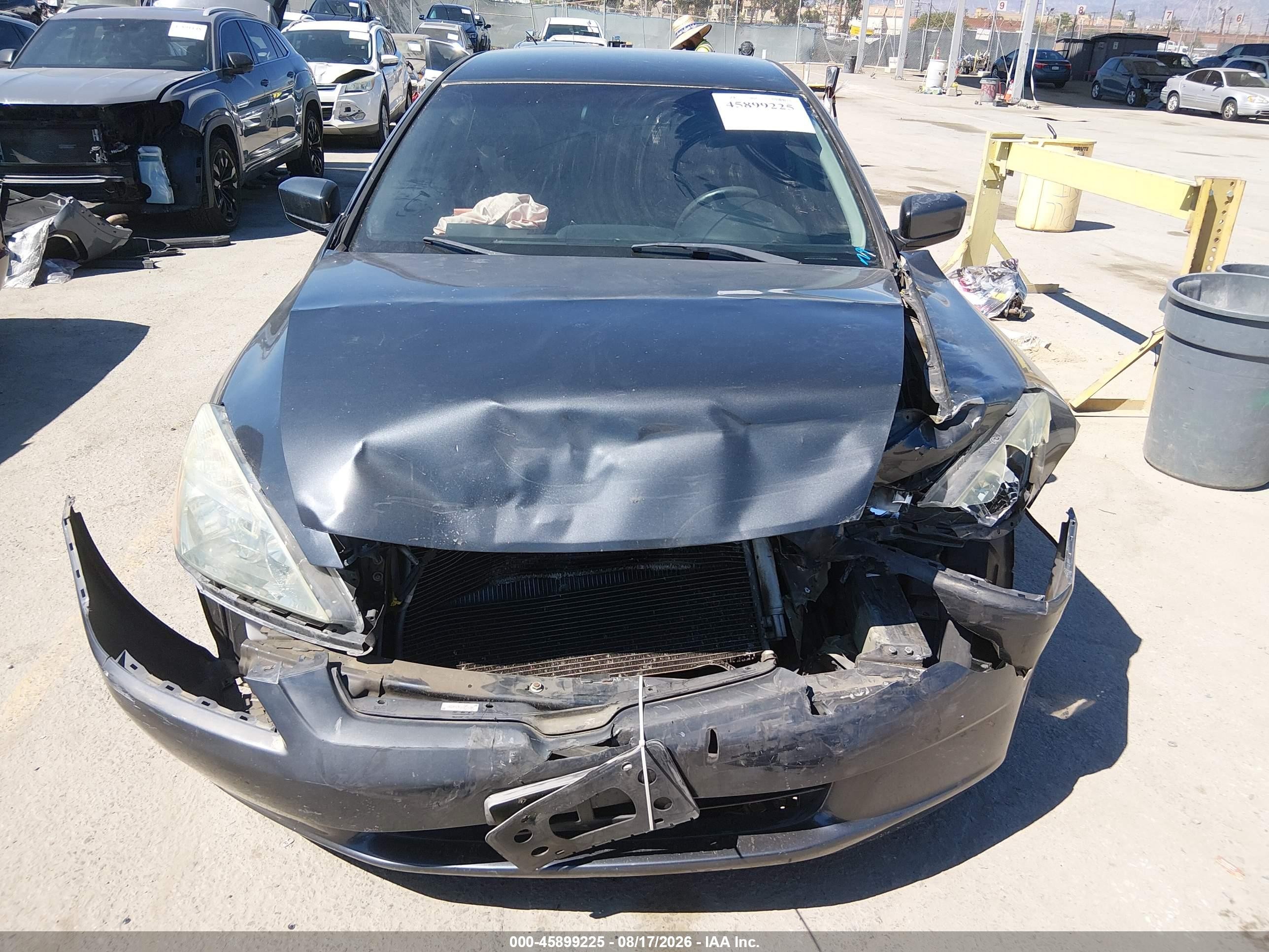 2005 Honda Accord 2.4 Lx Gray vin: 1HGCM56445A019436