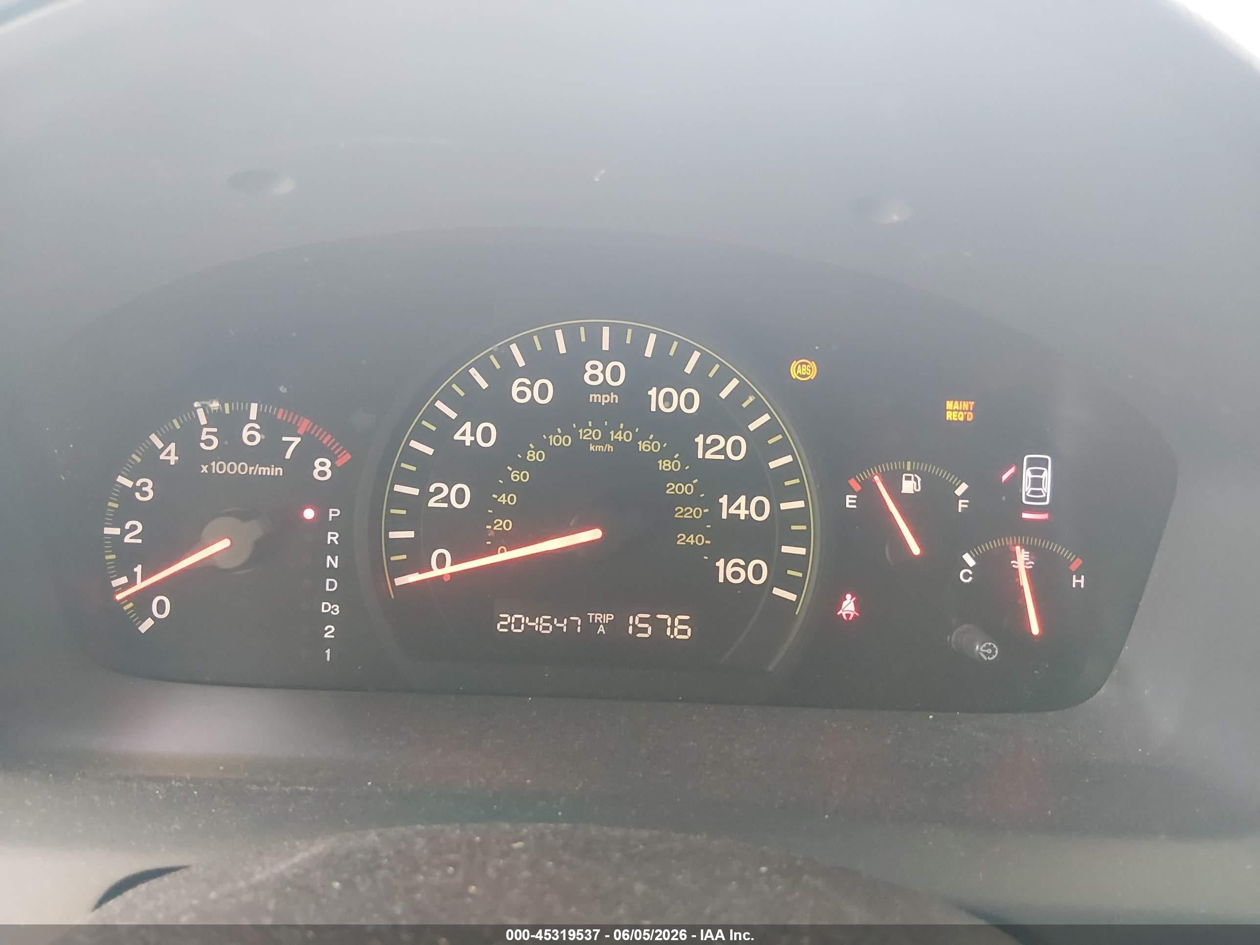 2005 Honda Accord 2.4 Lx Синий vin: 1HGCM56445A054400