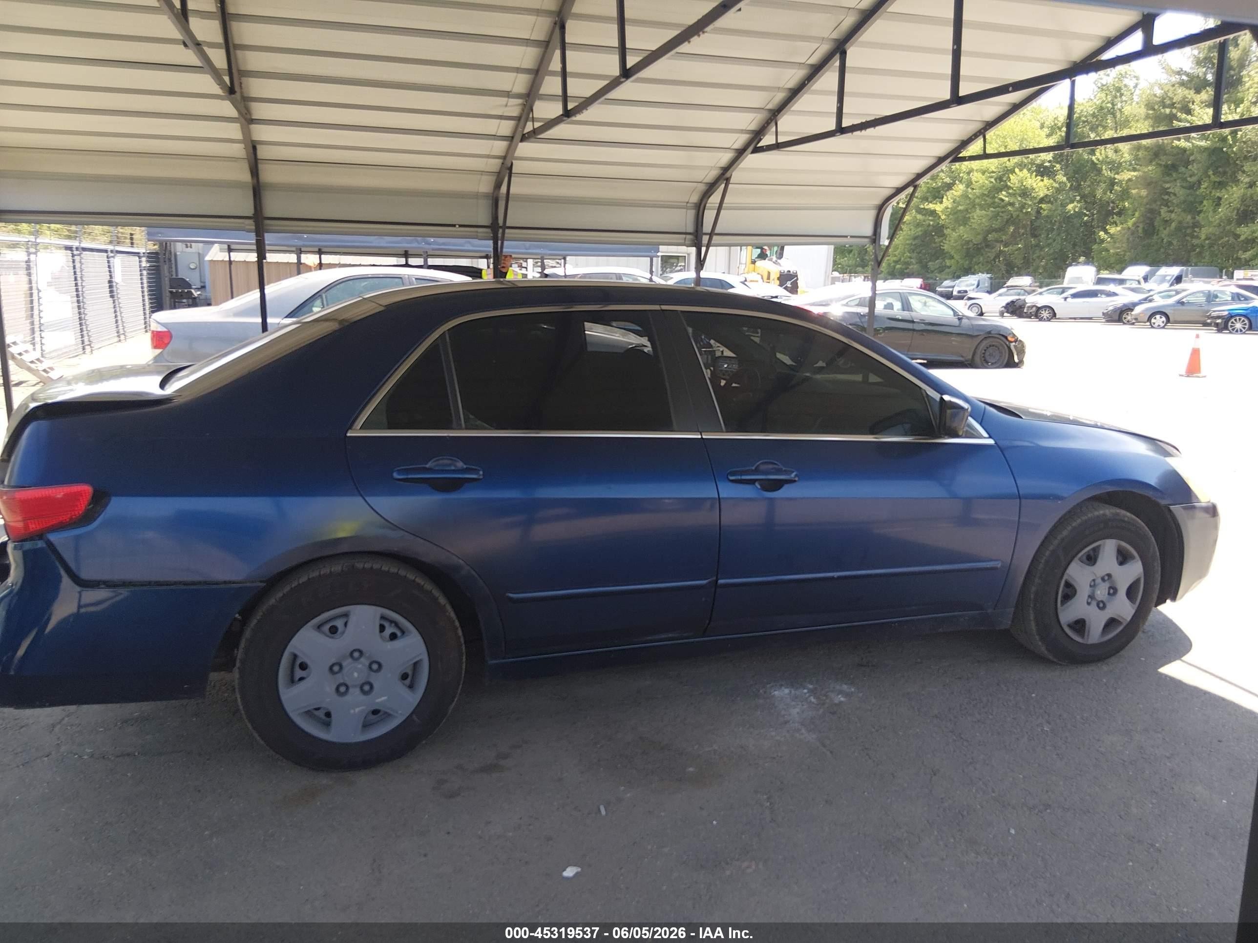 2005 Honda Accord 2.4 Lx Синий vin: 1HGCM56445A054400
