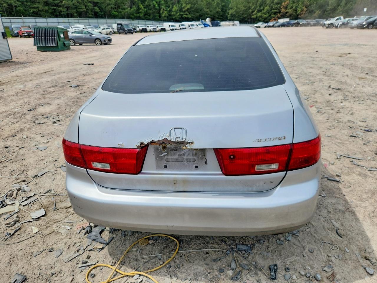 2005 Honda Accord Lx Silver vin: 1HGCM56445A055241