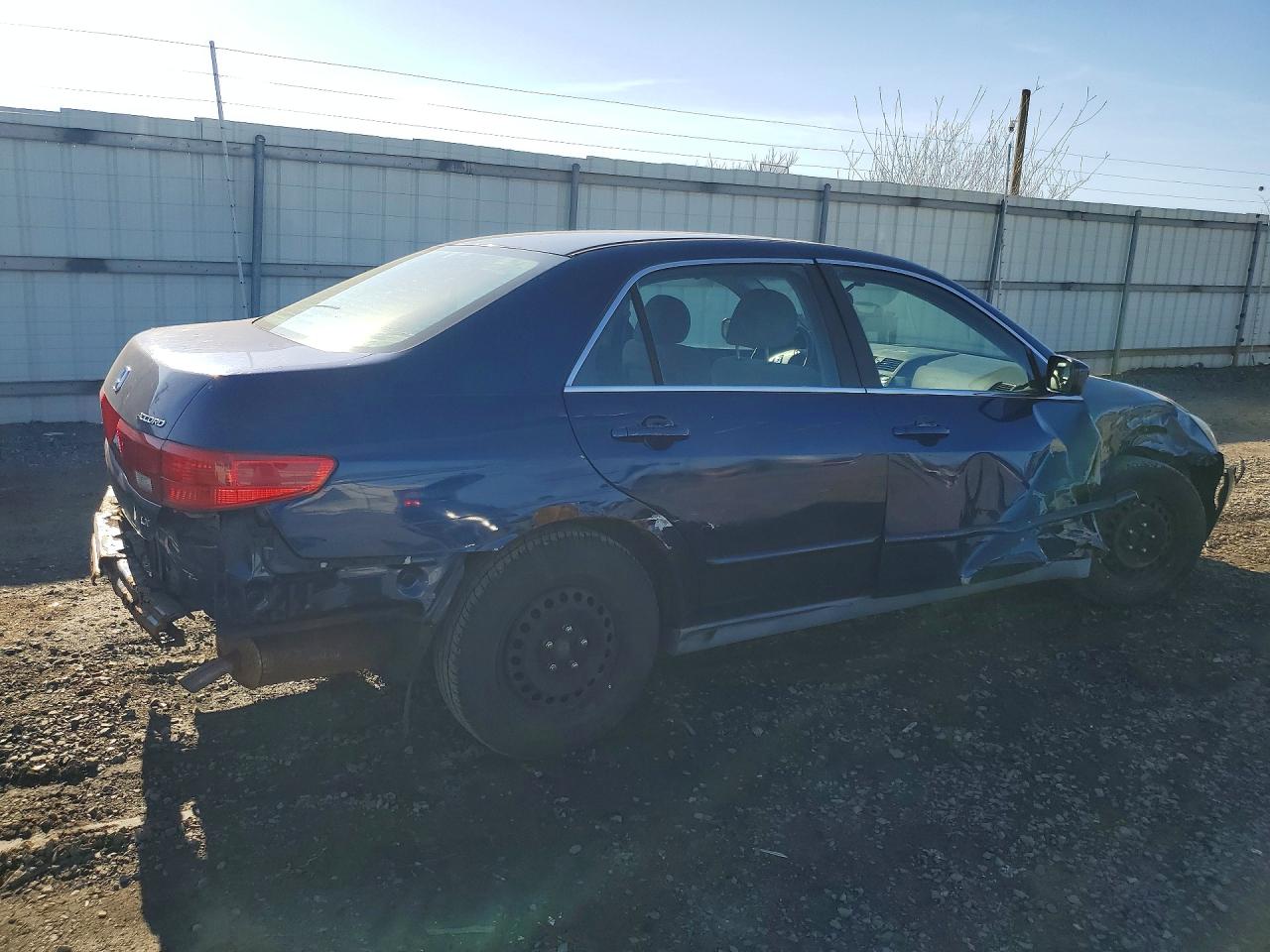 2005 Honda Accord Lx Синий vin: 1HGCM56445A074419