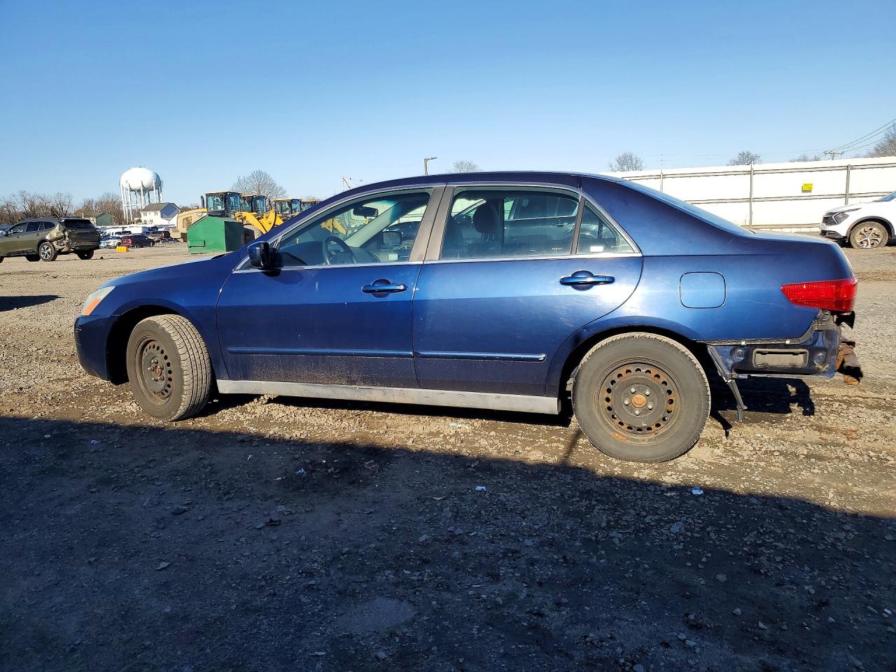 2005 Honda Accord Lx Синий vin: 1HGCM56445A074419
