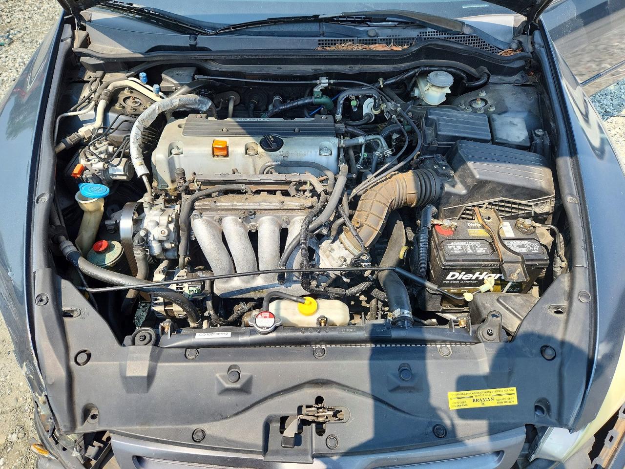 2005 Honda Accord Lx Blue vin: 1HGCM56445A080995