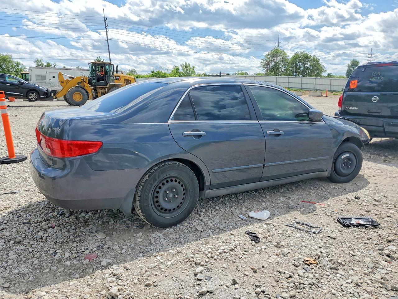 2005 Honda Accord Lx Синий vin: 1HGCM56445A123022