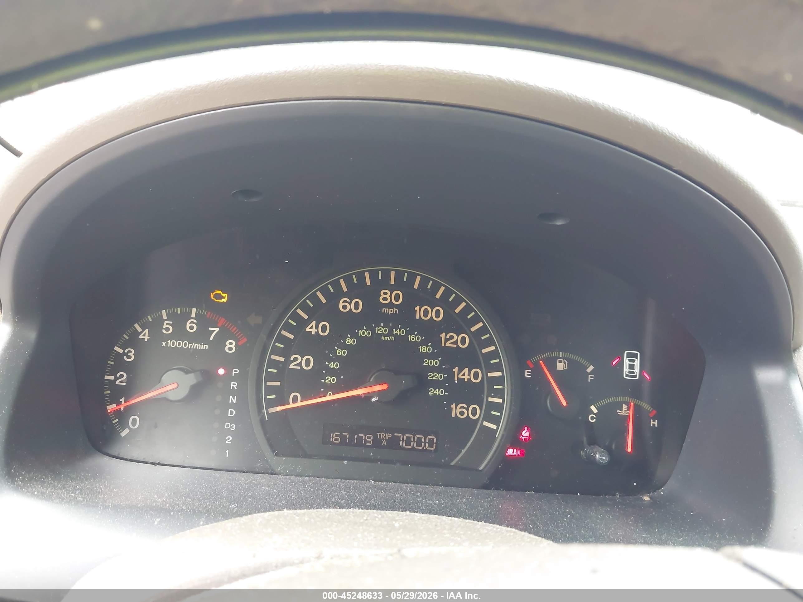 2005 Honda Accord 2.4 Lx Beige vin: 1HGCM56445A127572