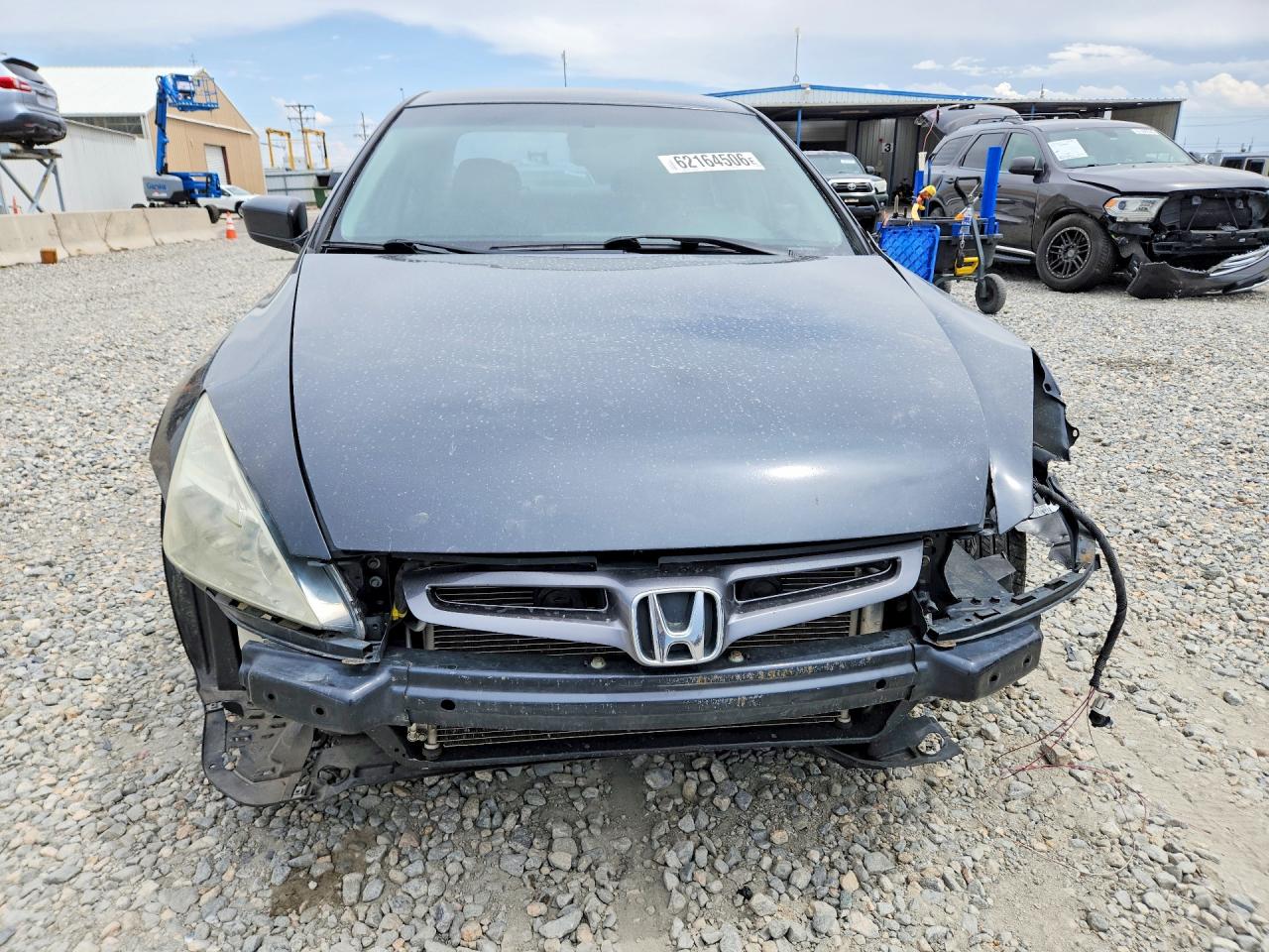2005 Honda Accord Lx Gray vin: 1HGCM56445A155534