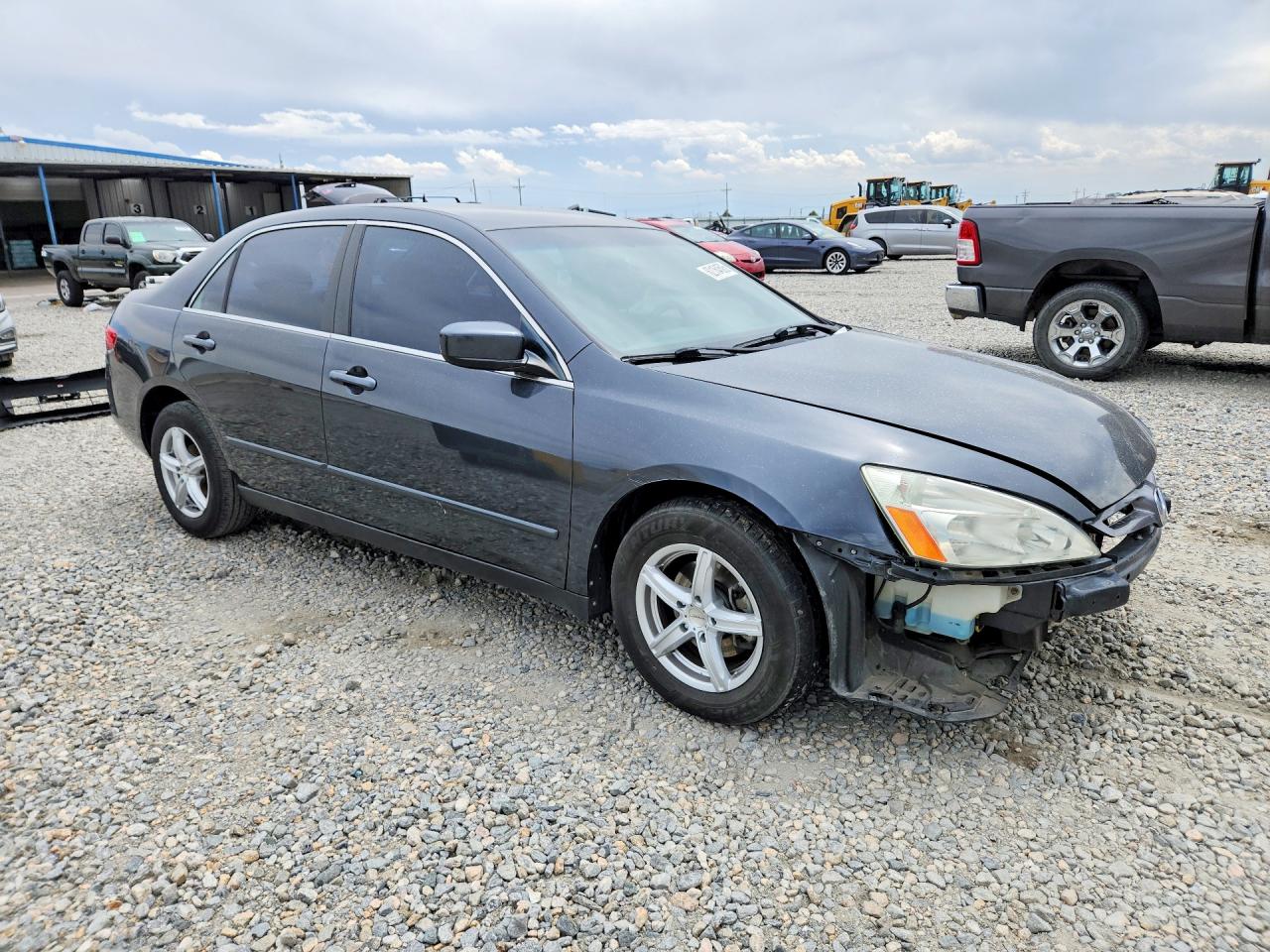 2005 Honda Accord Lx Gray vin: 1HGCM56445A155534