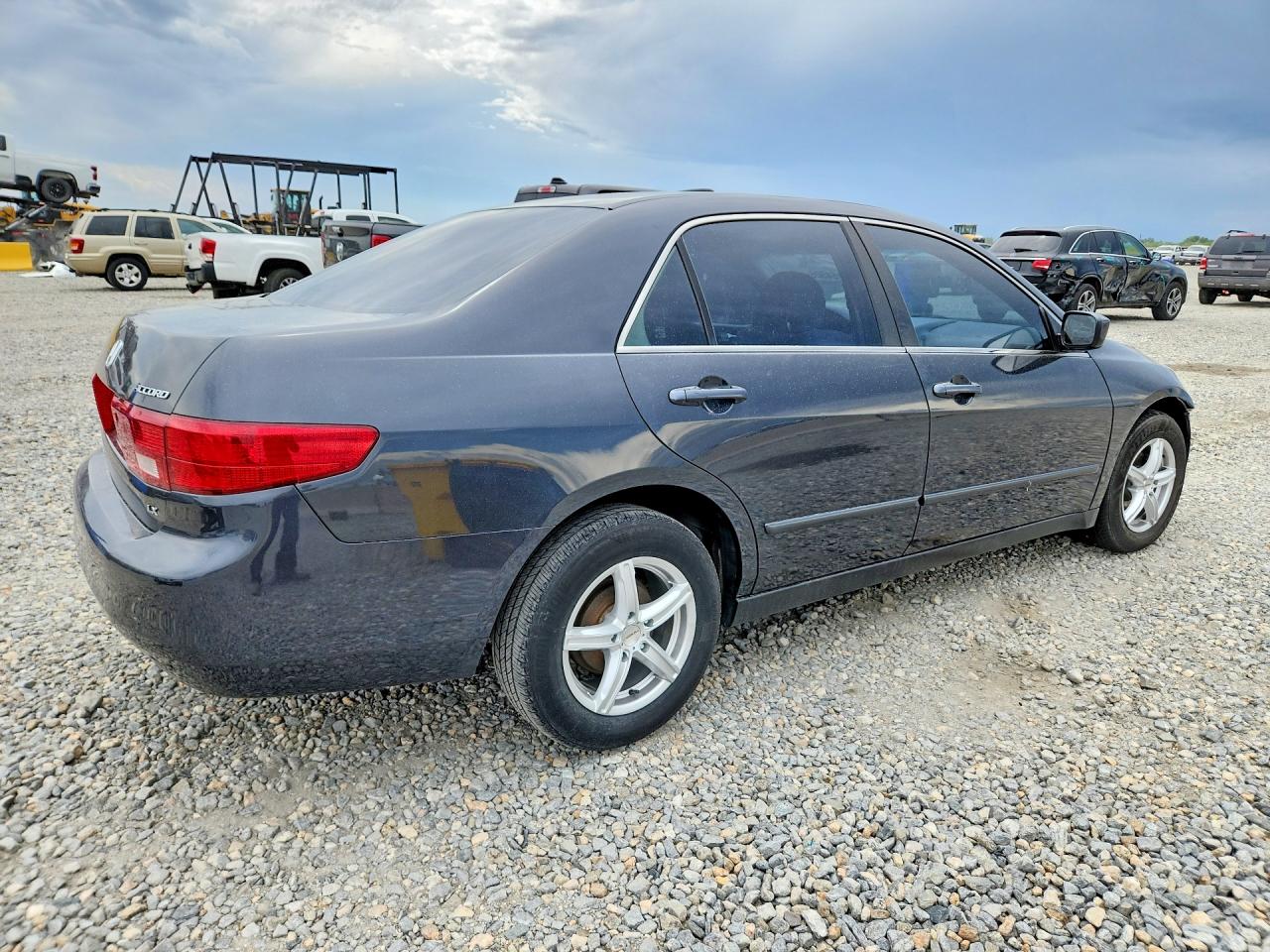 2005 Honda Accord Lx Gray vin: 1HGCM56445A155534