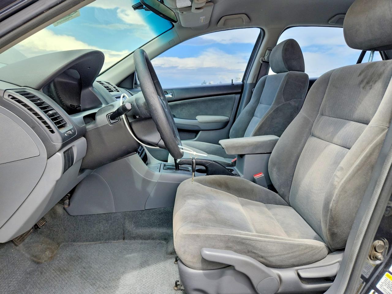 2005 Honda Accord Lx Gray vin: 1HGCM56445A155534