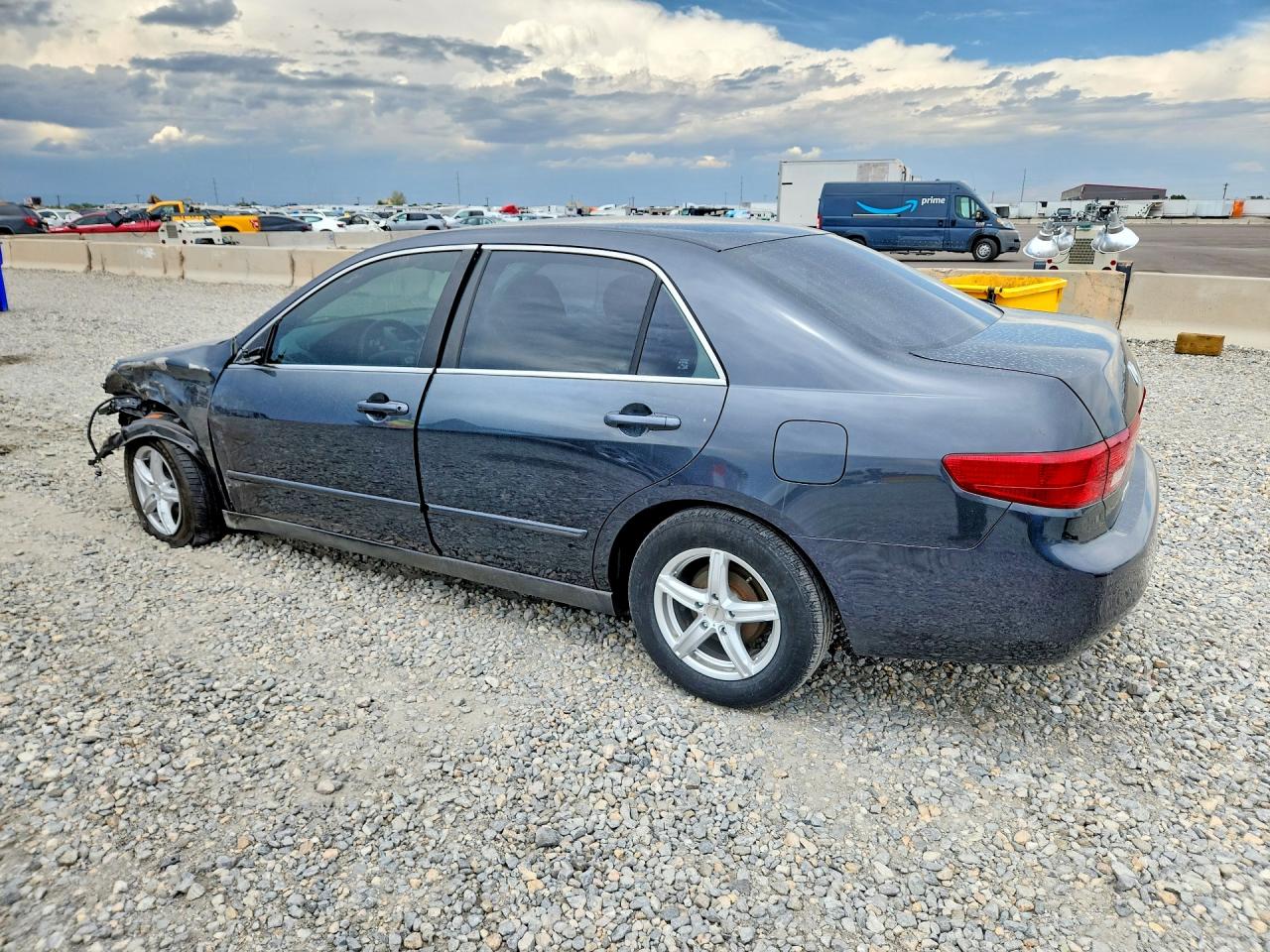 2005 Honda Accord Lx Gray vin: 1HGCM56445A155534