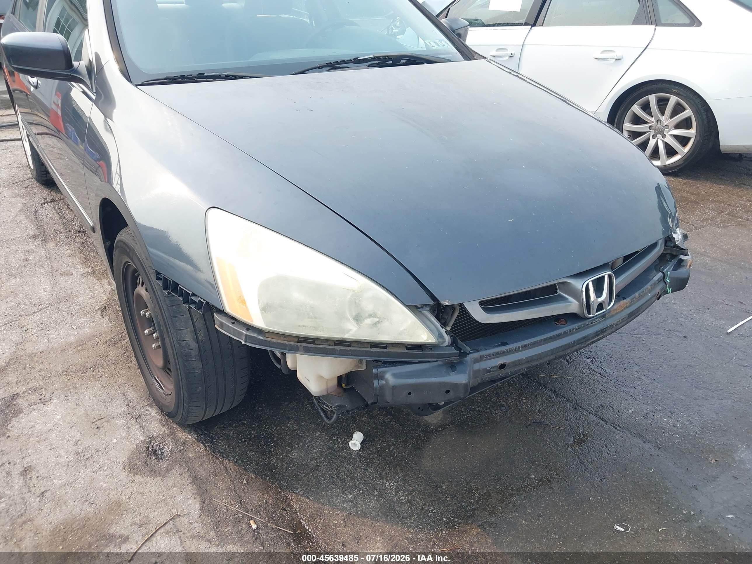 2005 Honda Accord 2.4 Lx Gray vin: 1HGCM56445A197184