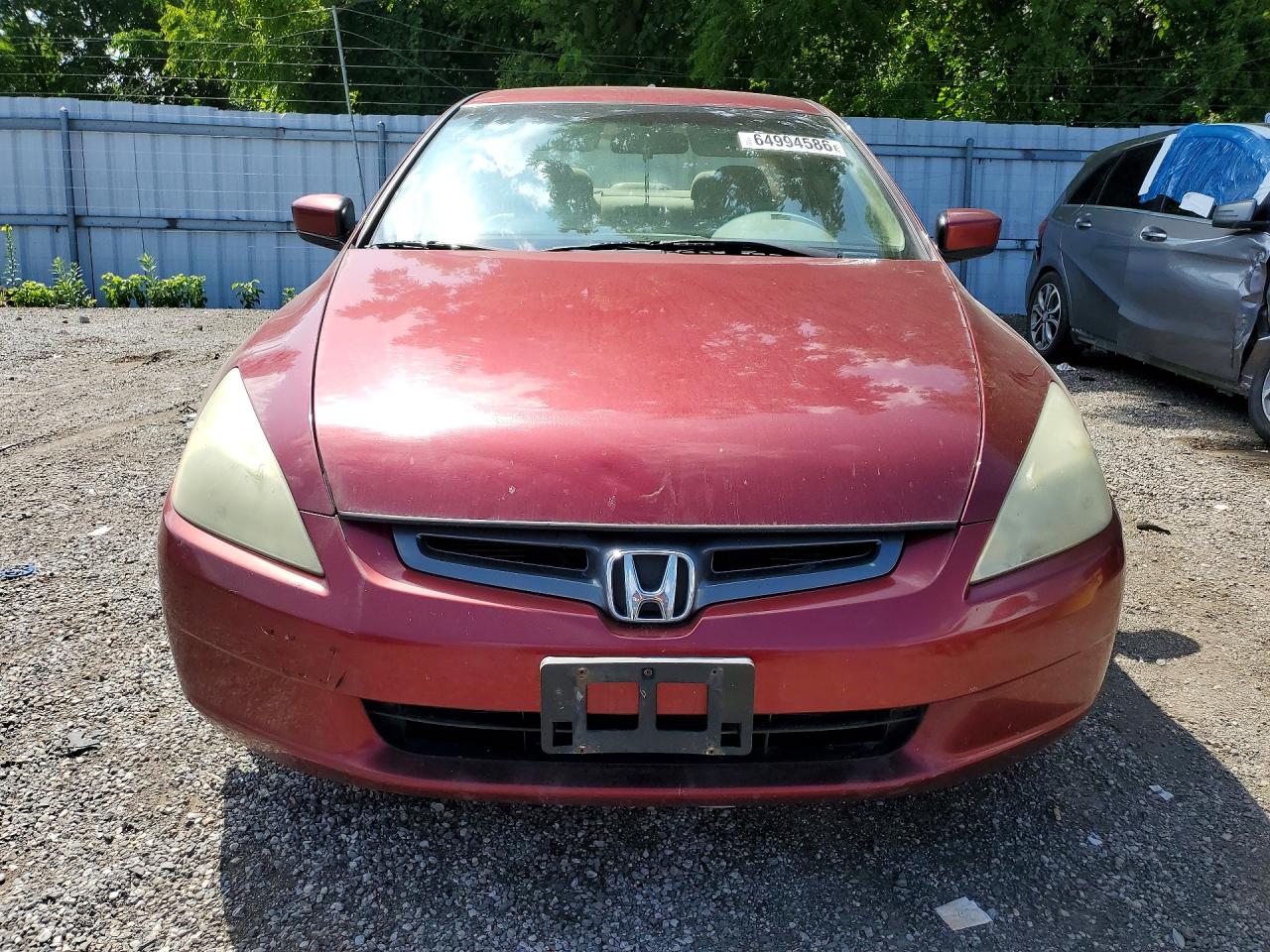 2005 Honda Accord Lx Maroon vin: 1HGCM56445A806743