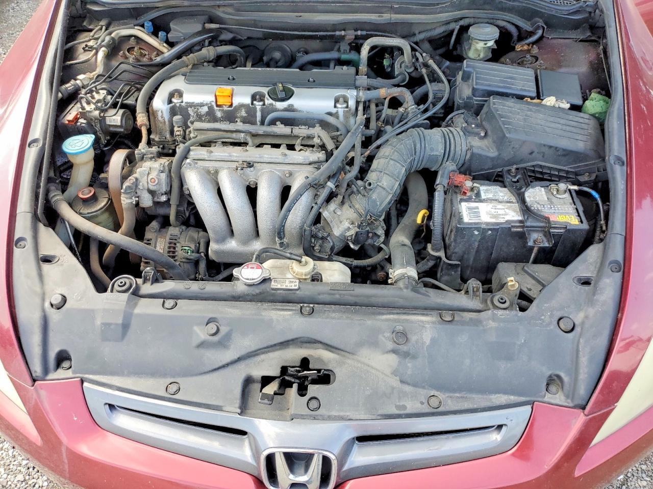 2005 Honda Accord Lx Maroon vin: 1HGCM56445A806743