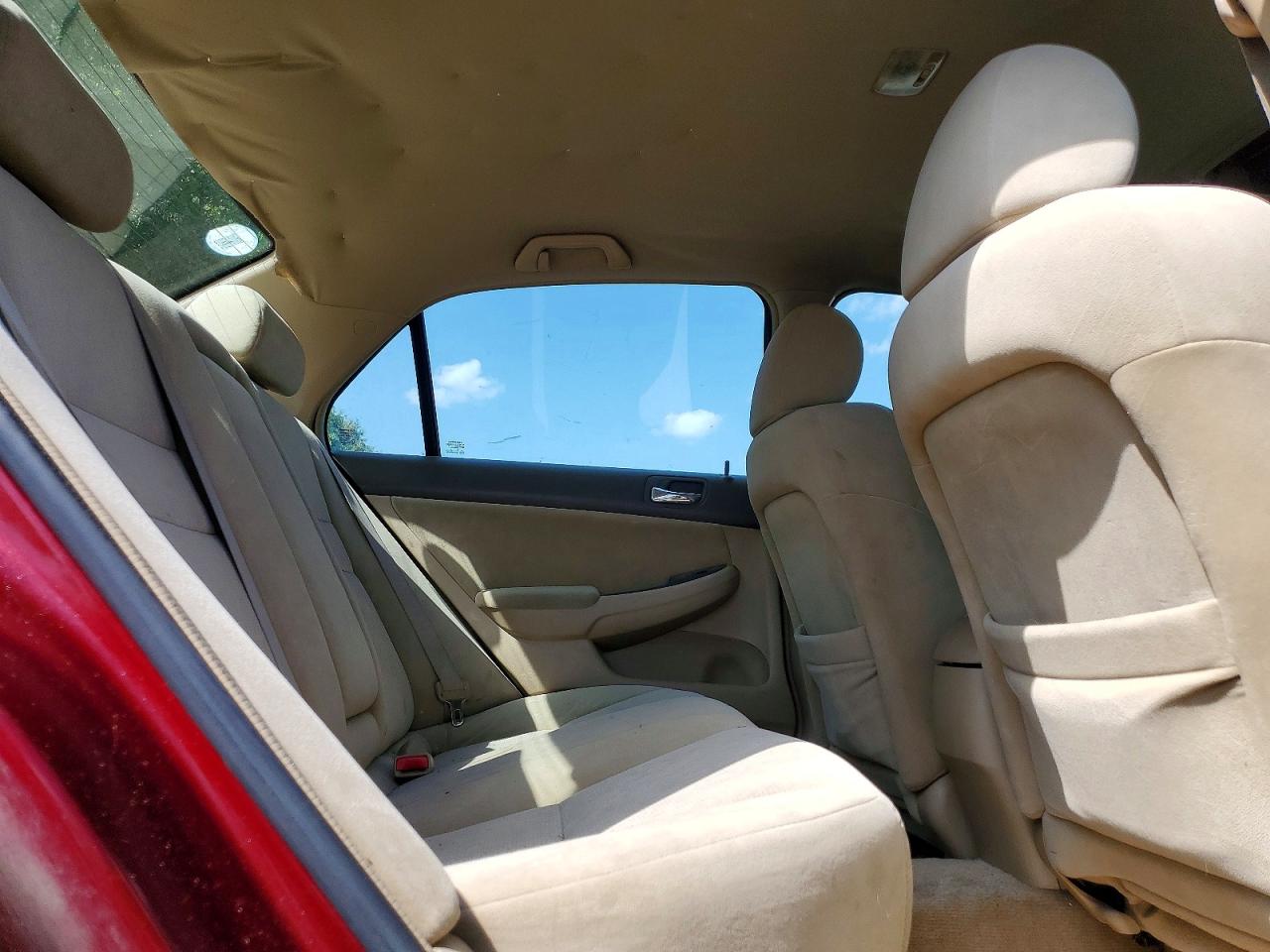 2005 Honda Accord Lx Maroon vin: 1HGCM56445A806743