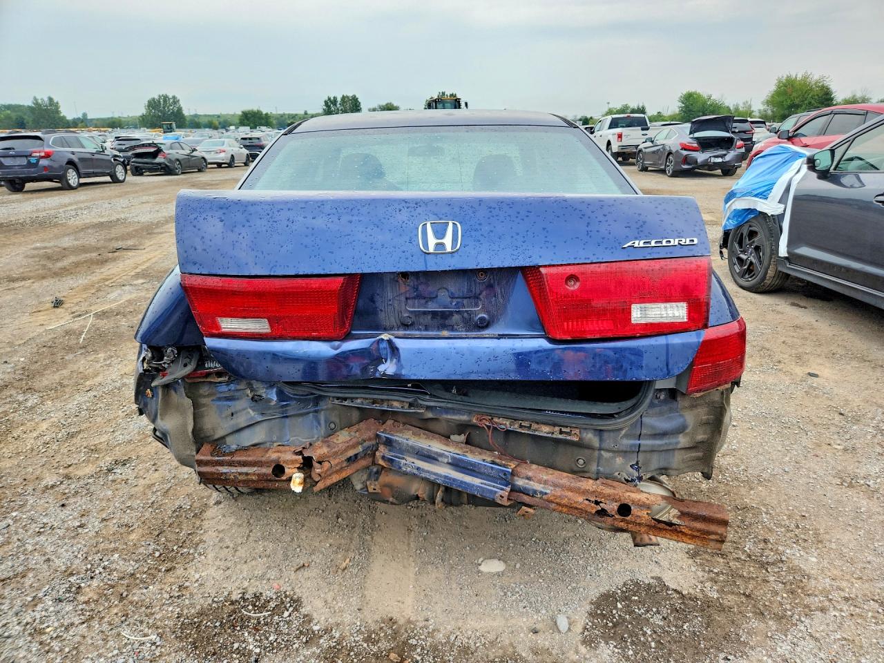 2005 Honda Accord Lx Синий vin: 1HGCM56445A812512