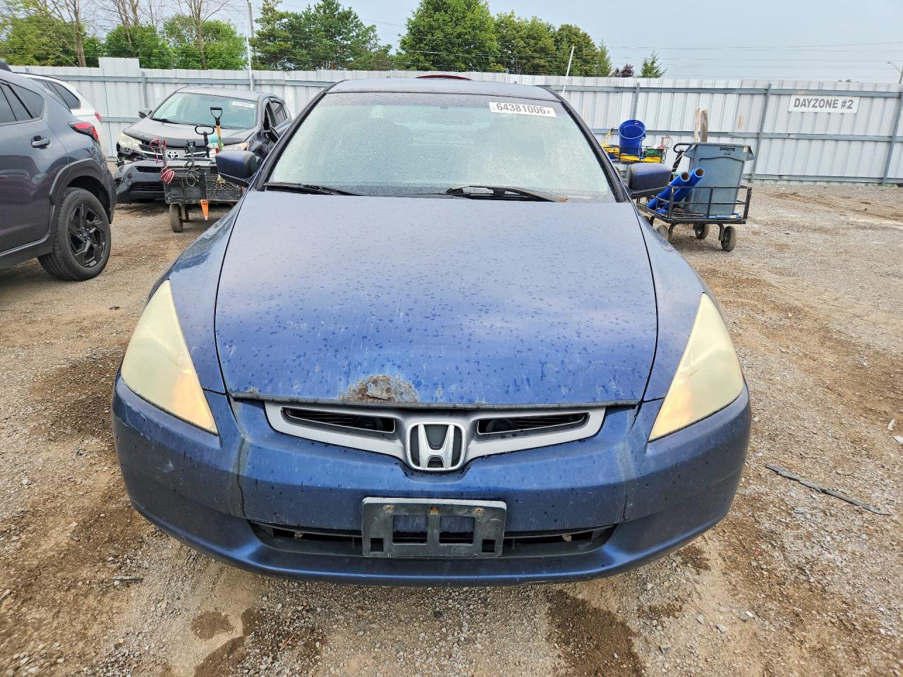 2005 Honda Accord Lx Синий vin: 1HGCM56445A812512