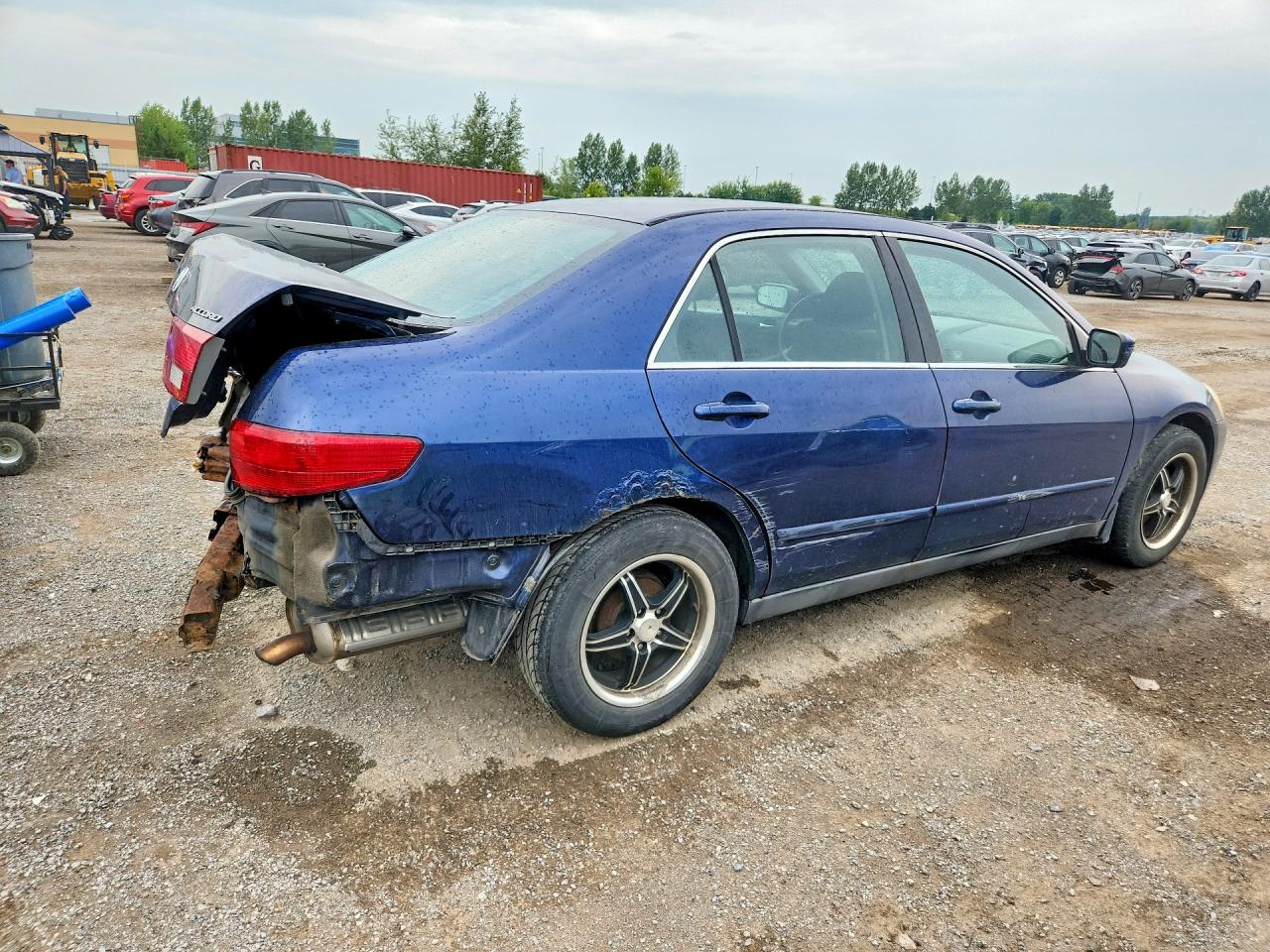 2005 Honda Accord Lx Синий vin: 1HGCM56445A812512