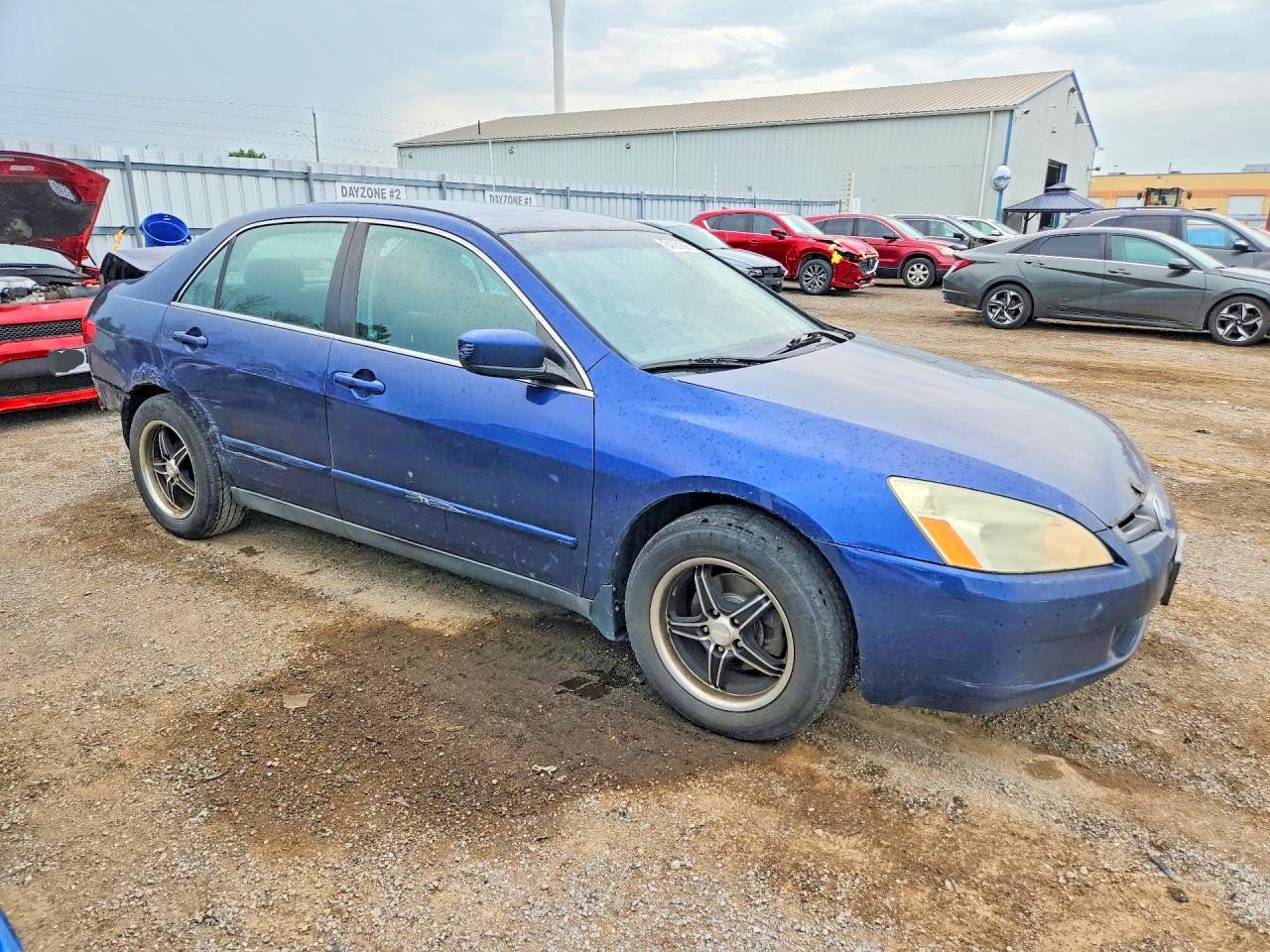 2005 Honda Accord Lx Синий vin: 1HGCM56445A812512