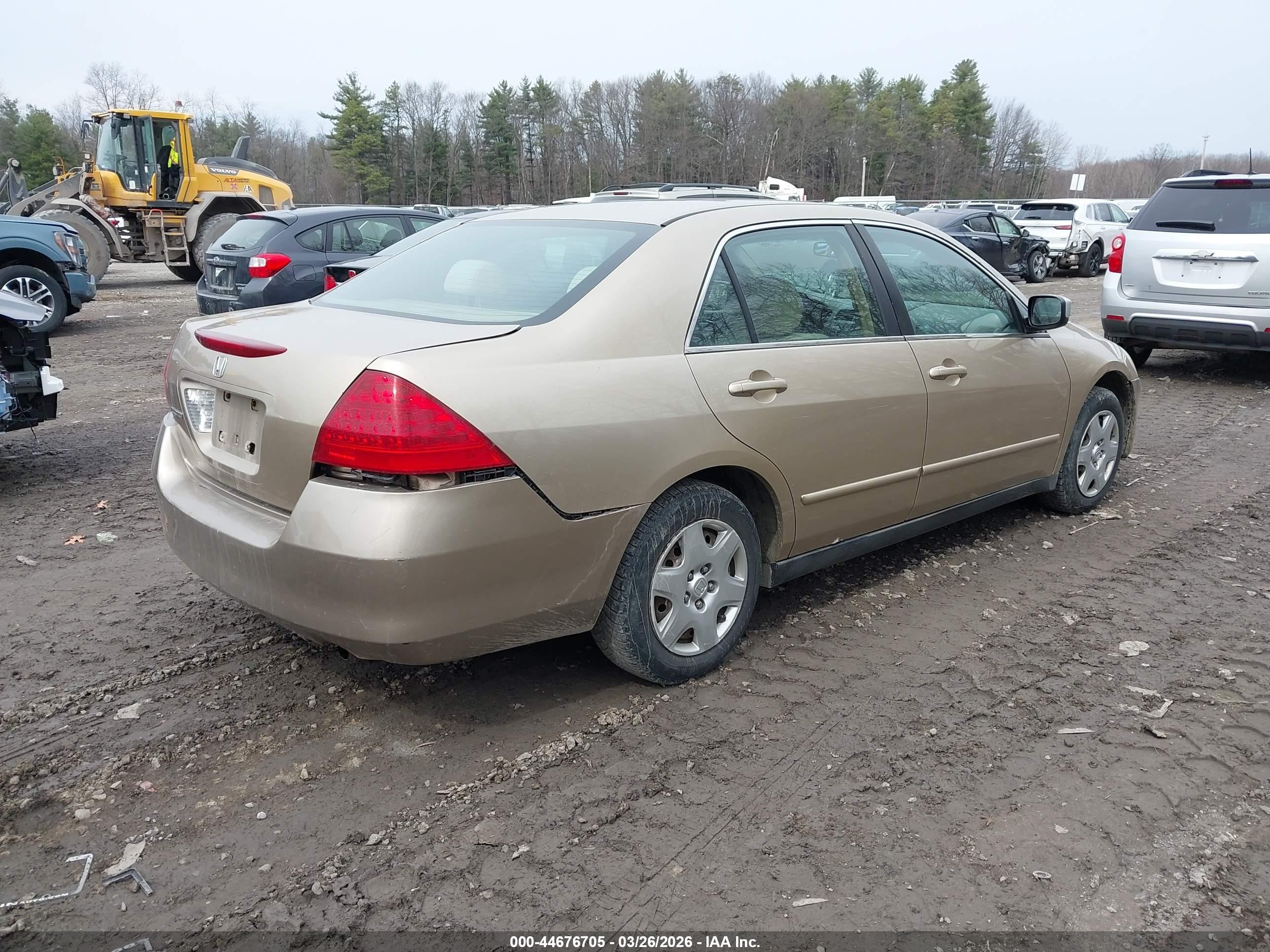 2006 Honda Accord 2.4 Lx Gold vin: 1HGCM56446A034259