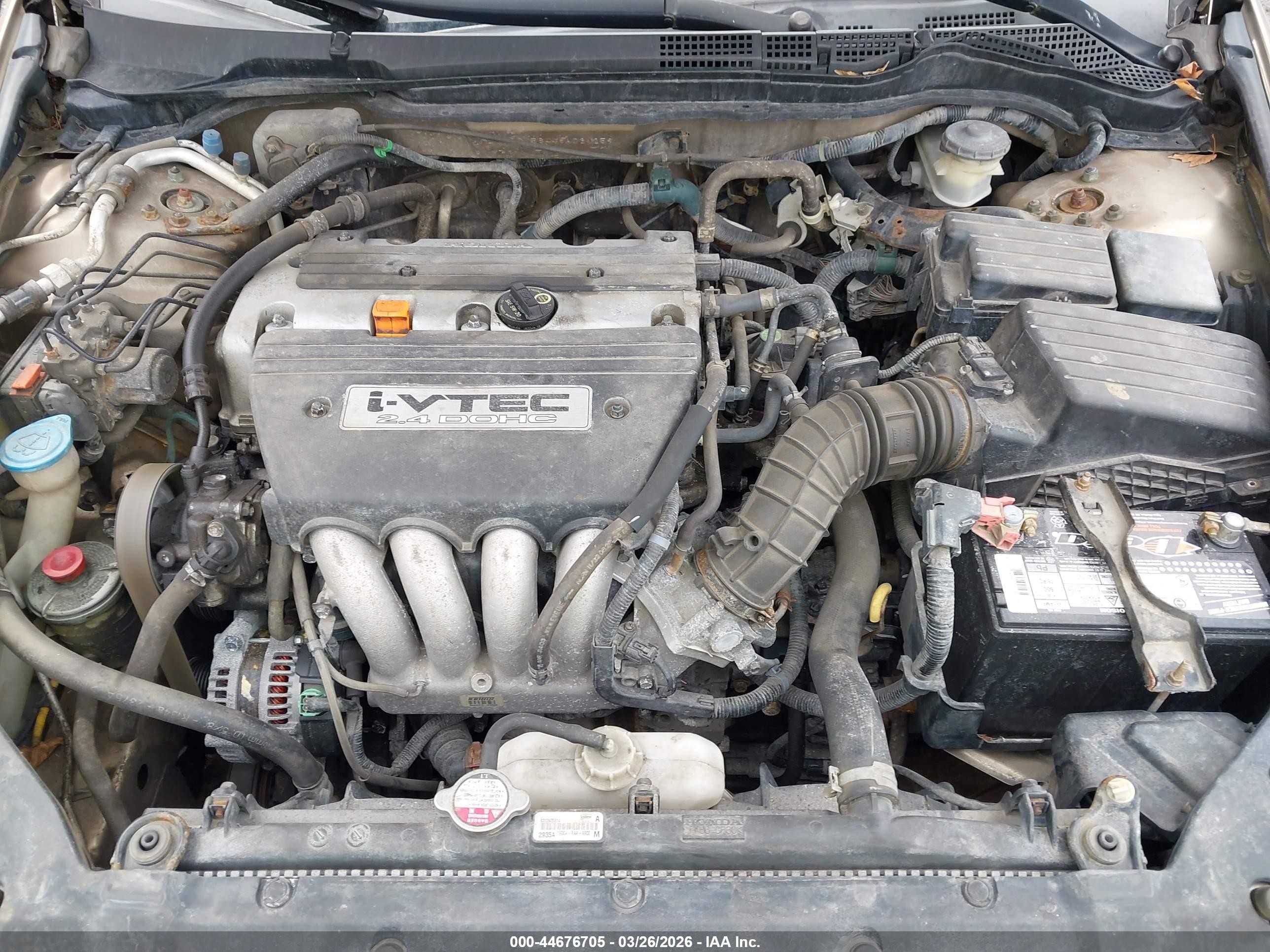2006 Honda Accord 2.4 Lx Gold vin: 1HGCM56446A034259