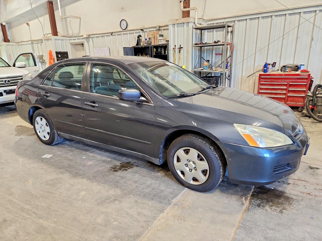 2006 Honda Accord Lx Gray vin: 1HGCM56446A077466