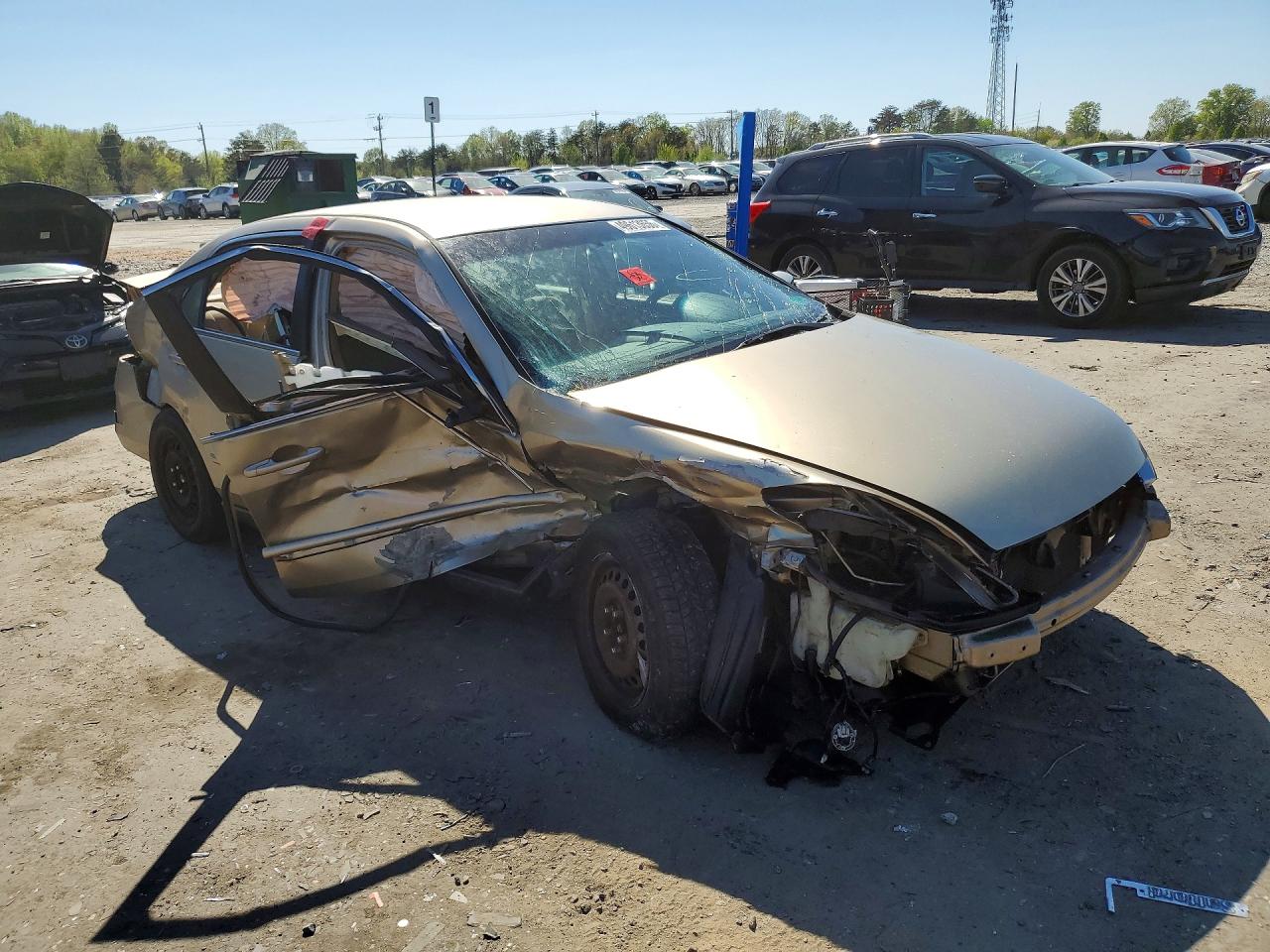 2006 Honda Accord Lx Gold vin: 1HGCM56446A110188