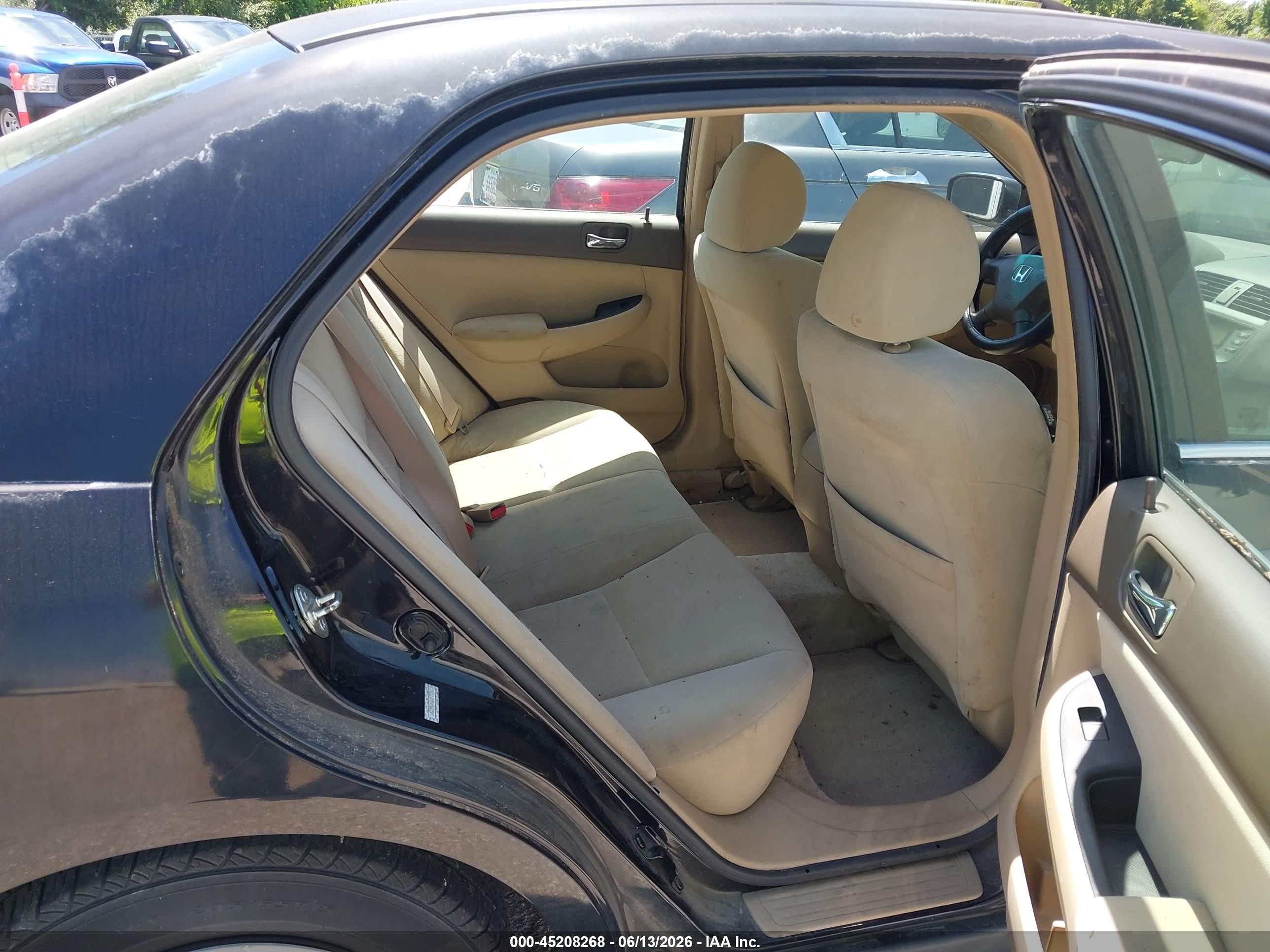 2006 Honda Accord 2.4 Lx Black vin: 1HGCM56446A177793