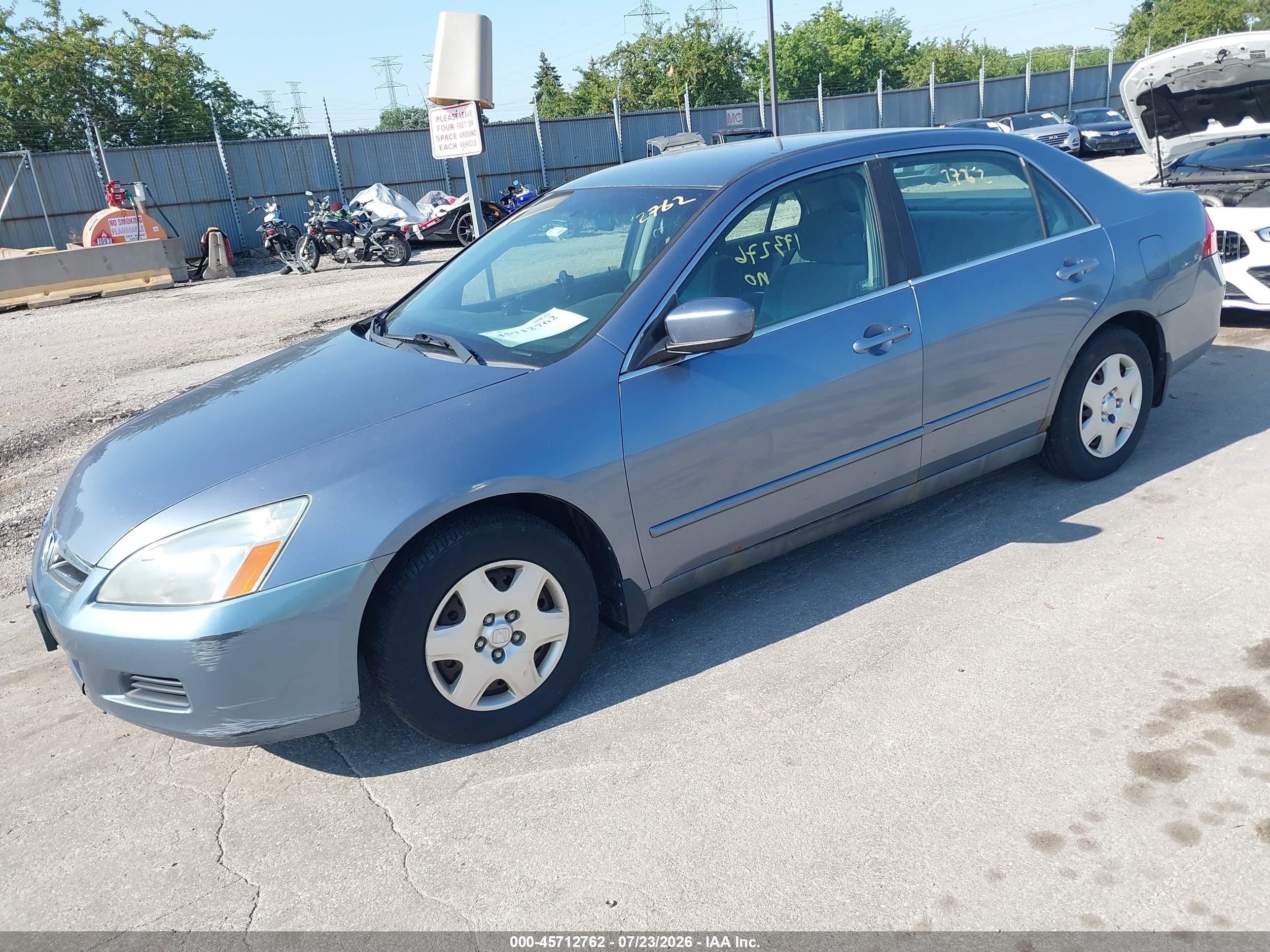 2007 Honda Accord 2.4 Lx Silver vin: 1HGCM56447A042430