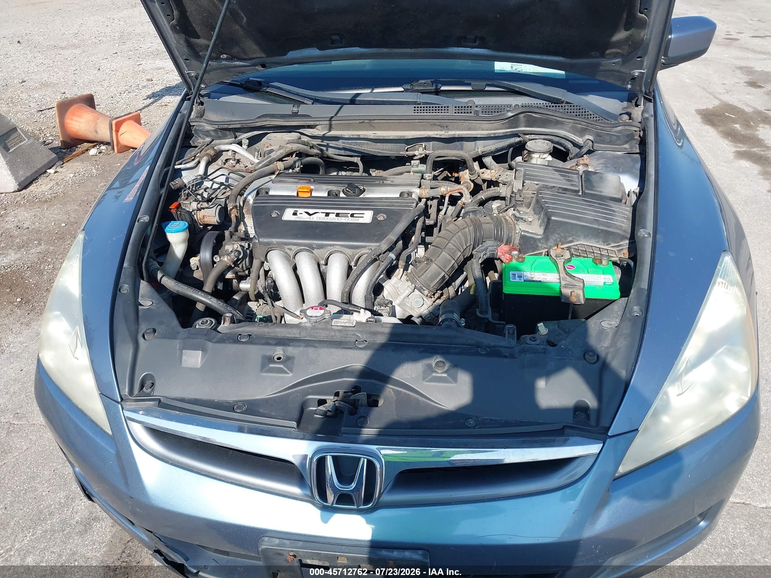 2007 Honda Accord 2.4 Lx Silver vin: 1HGCM56447A042430