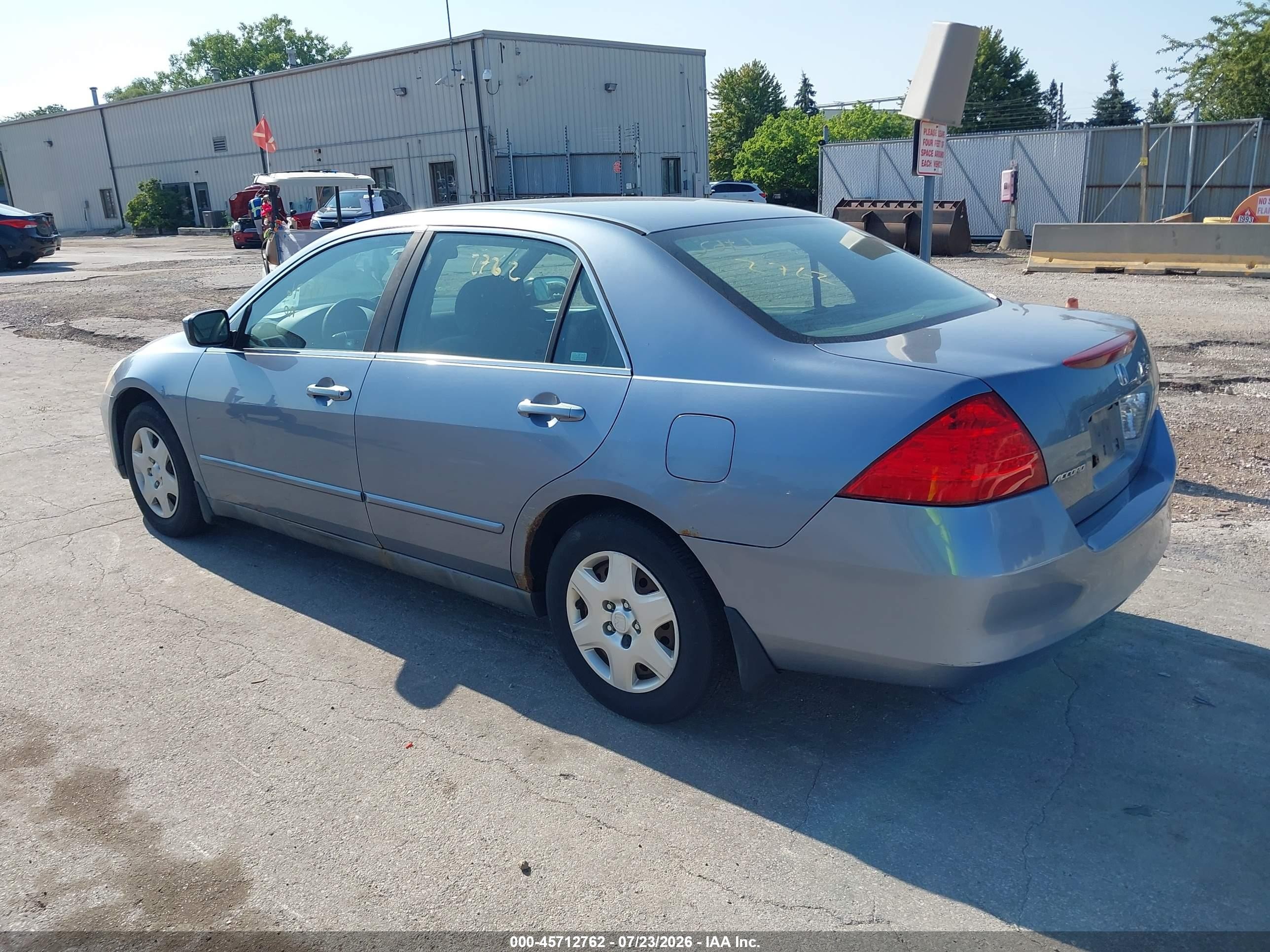 2007 Honda Accord 2.4 Lx Silver vin: 1HGCM56447A042430