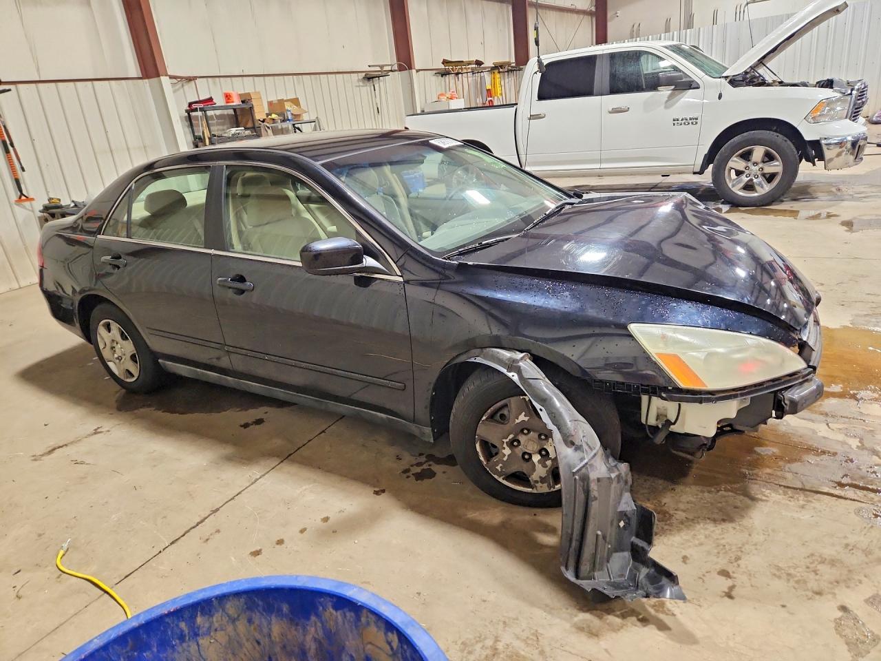 2007 Honda Accord Lx Gray vin: 1HGCM56447A066730