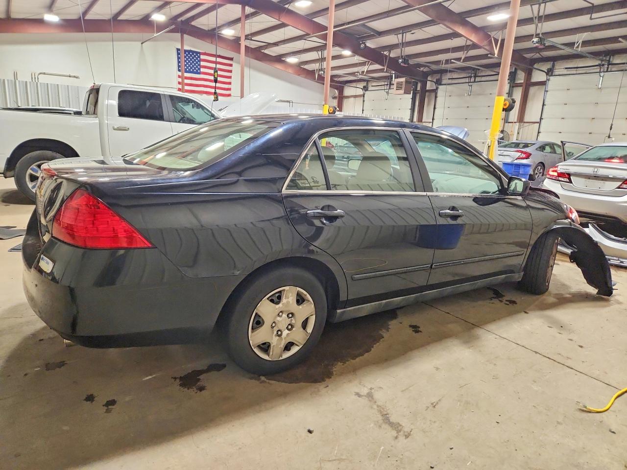 2007 Honda Accord Lx Gray vin: 1HGCM56447A066730