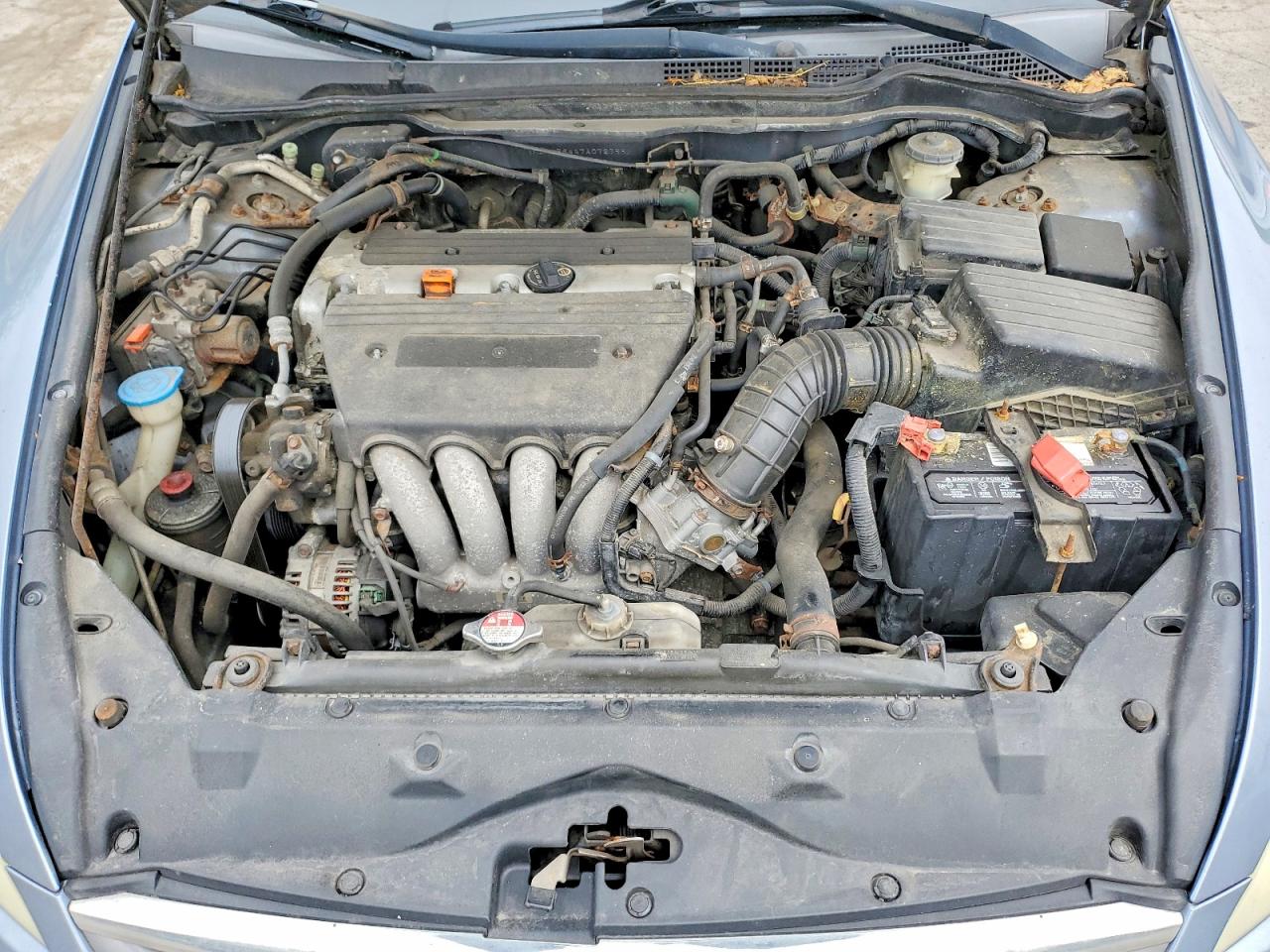 2007 Honda Accord Lx Blue vin: 1HGCM56447A072799
