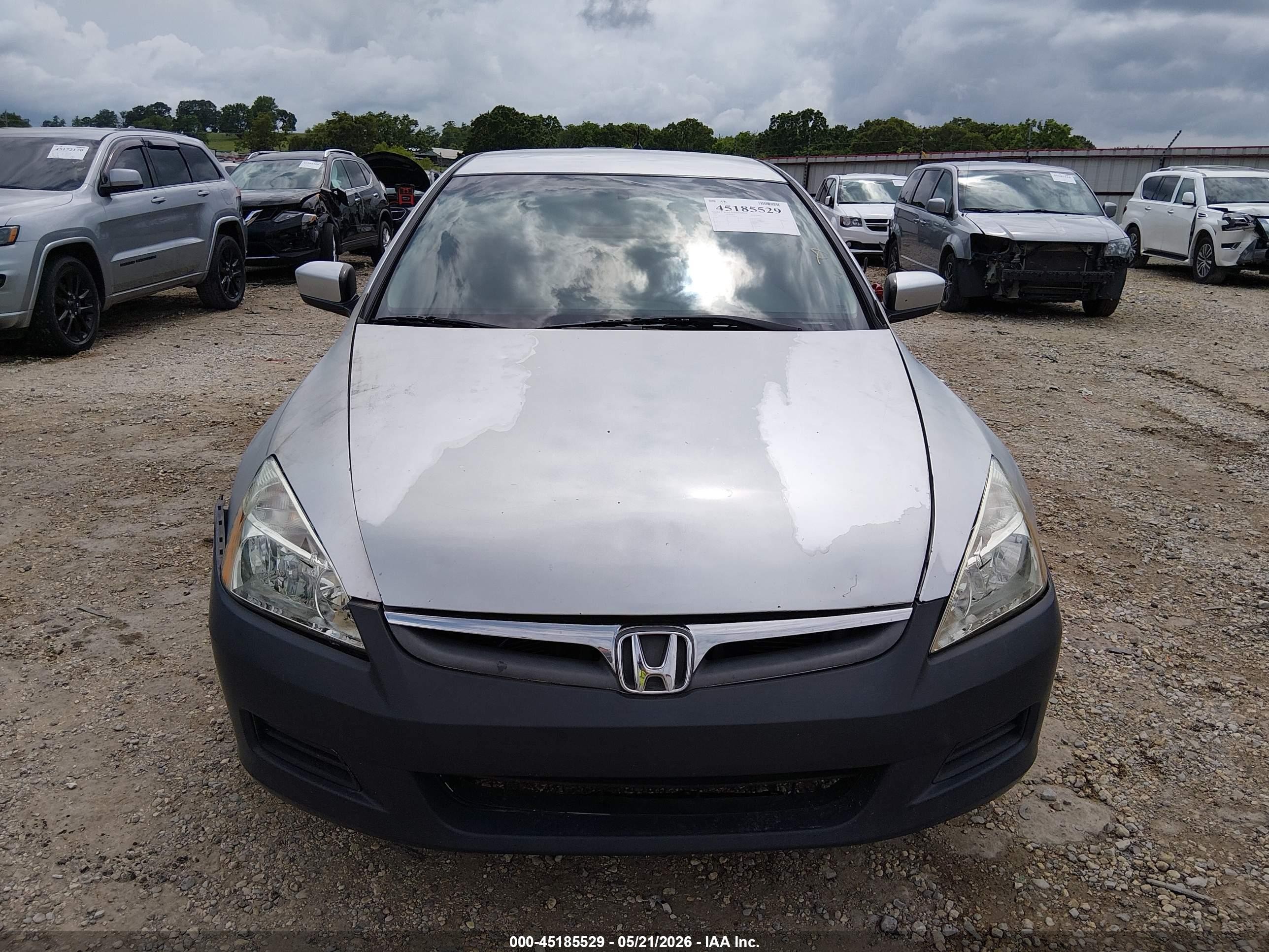 2007 Honda Accord 2.4 Lx Серебряный vin: 1HGCM56447A159974