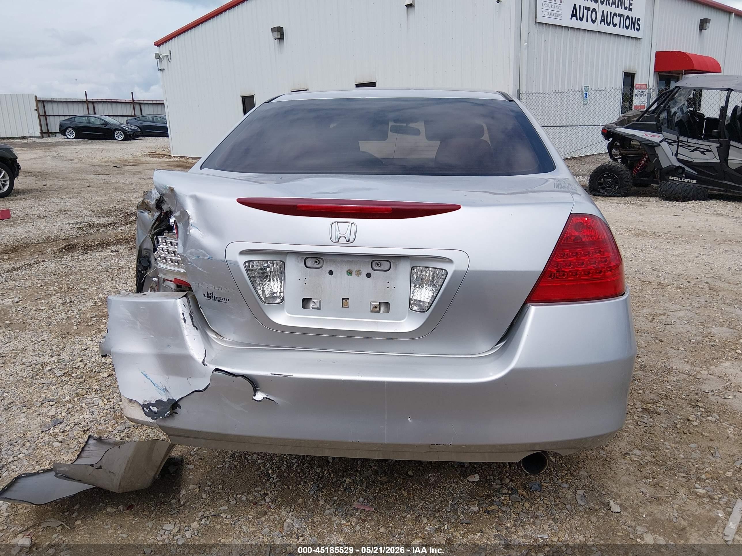 2007 Honda Accord 2.4 Lx Серебряный vin: 1HGCM56447A159974